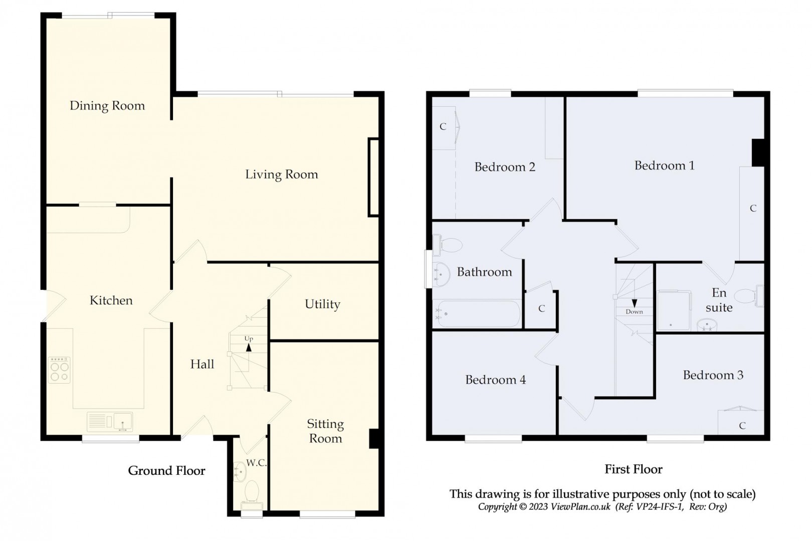 Floorplan for Meadowview Court, Sully