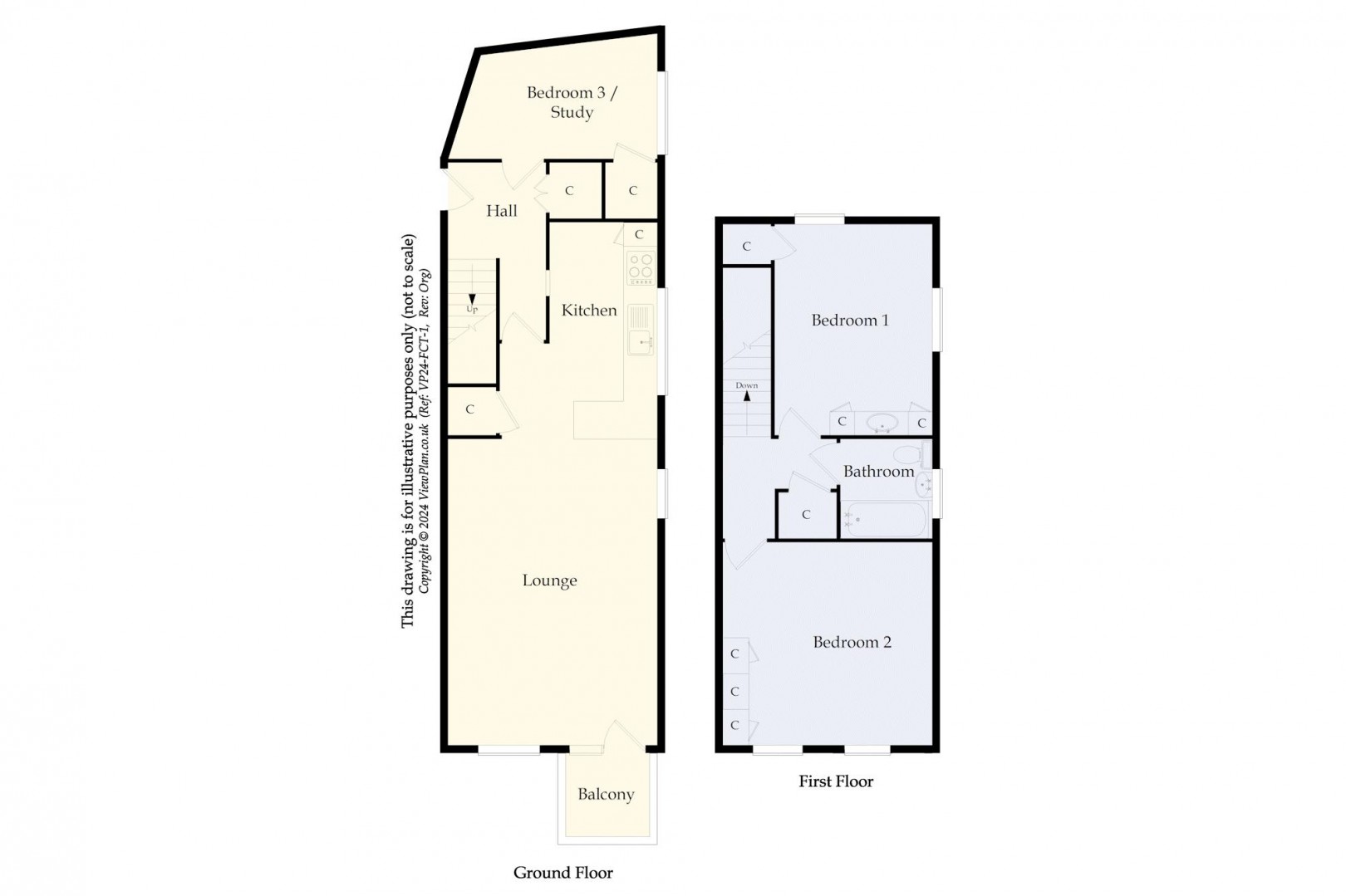 Floorplan for St Donats House, Kymin Road, Penarth