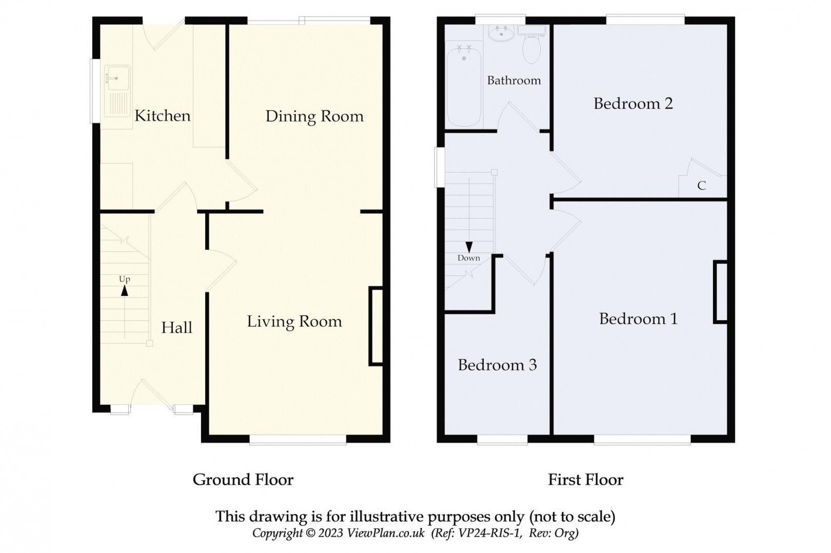 Floorplan for Cornerswell Place, Penarth