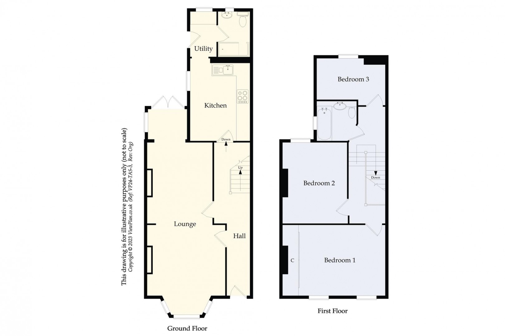 Floorplan for Andrew Road, Penarth