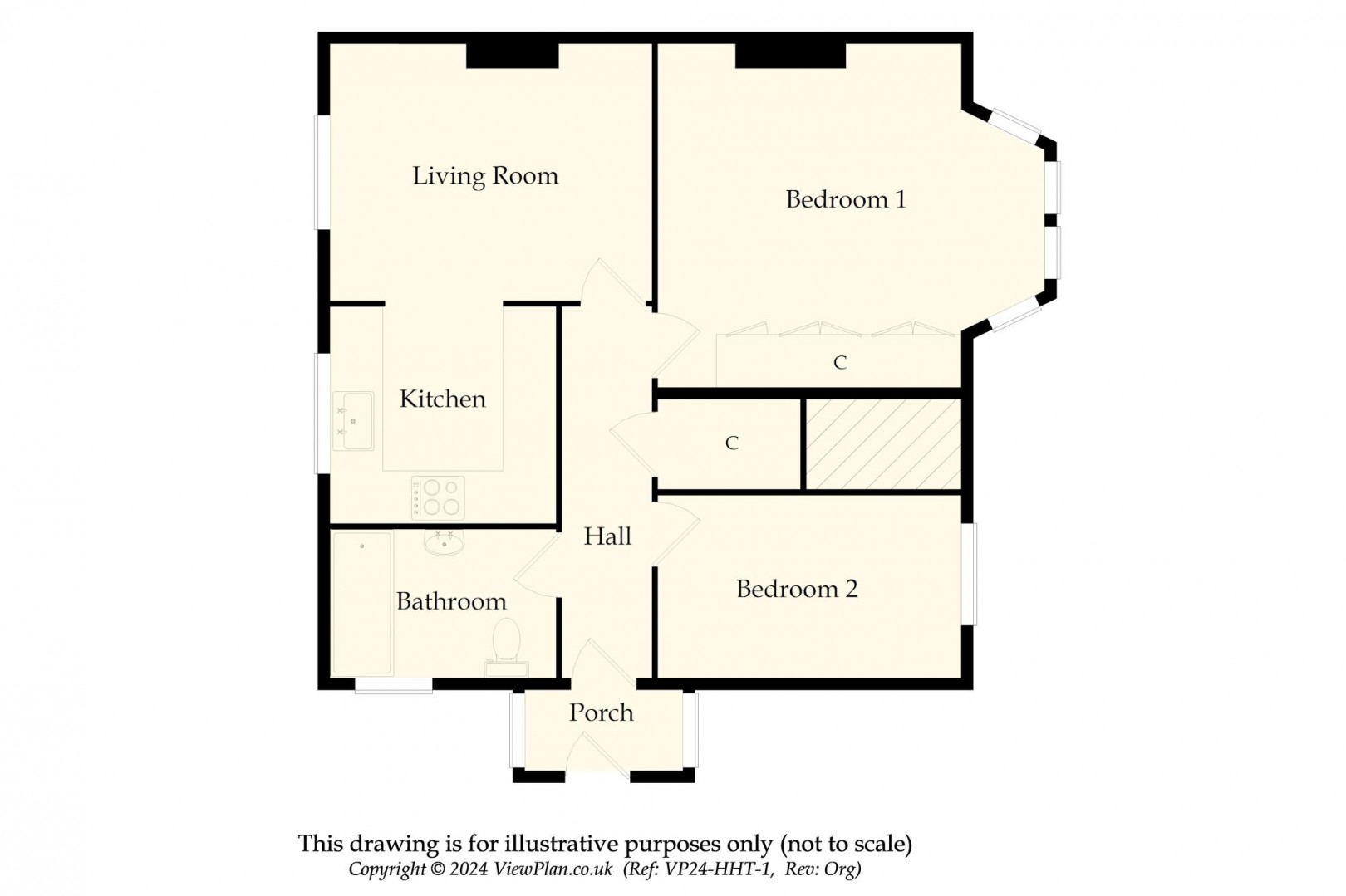 Floorplan for Mountjoy Avenue, Penarth