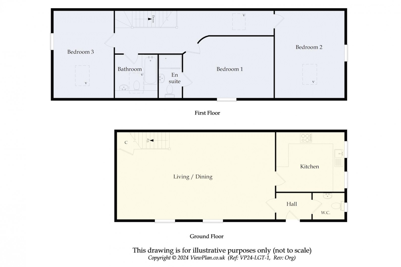 Floorplan for Marine Parade, Penarth