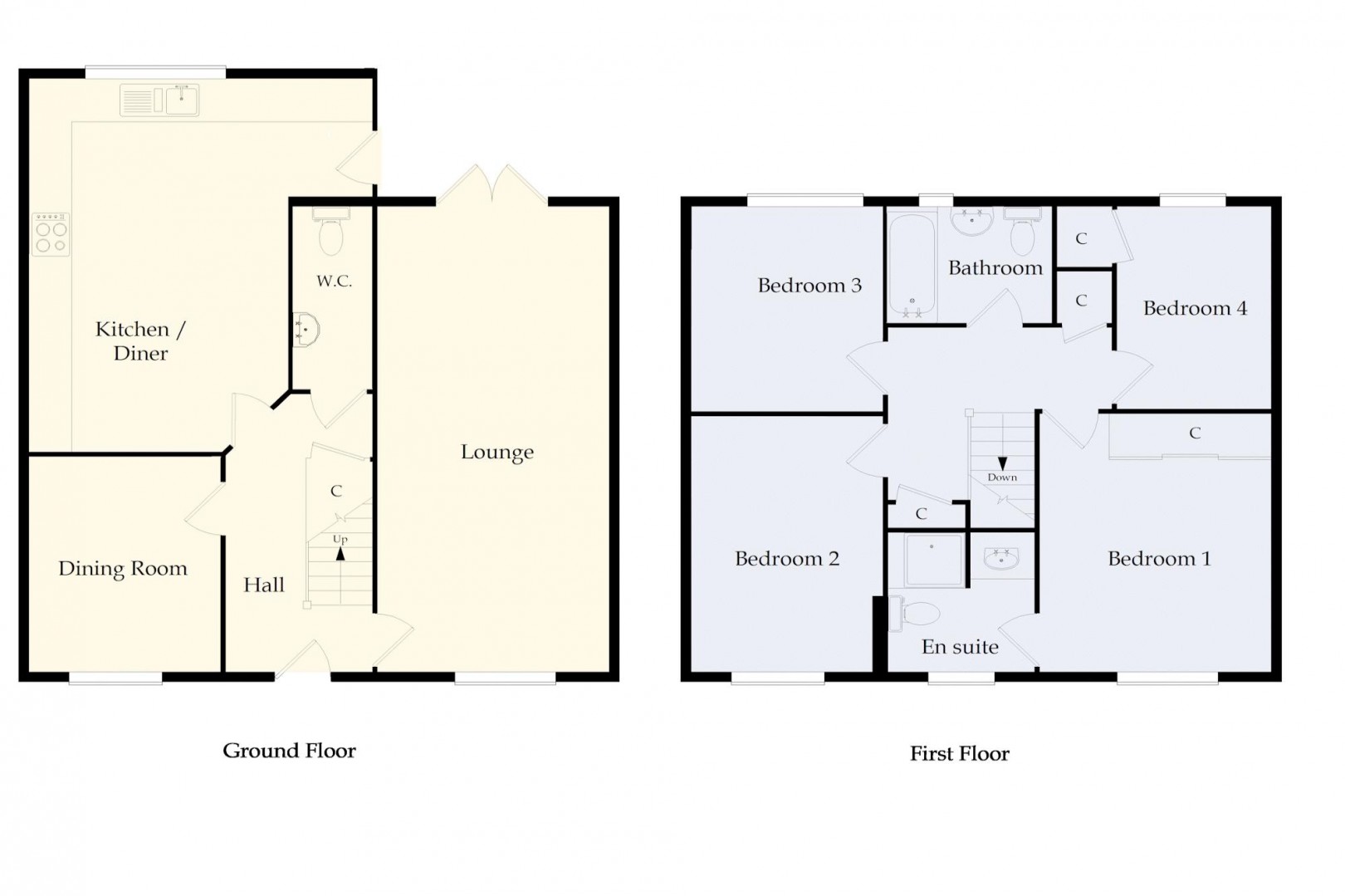 Floorplan for Dol Gwartheg, Penarth