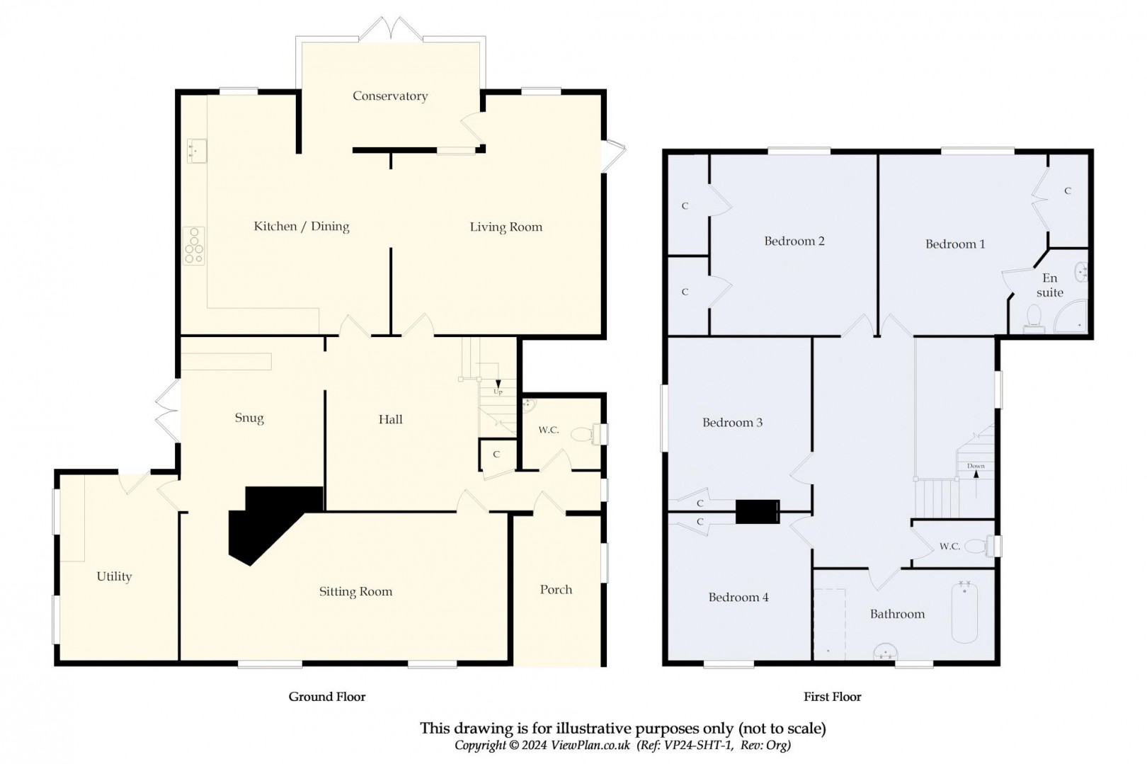 Floorplan for Cog Road, Sully