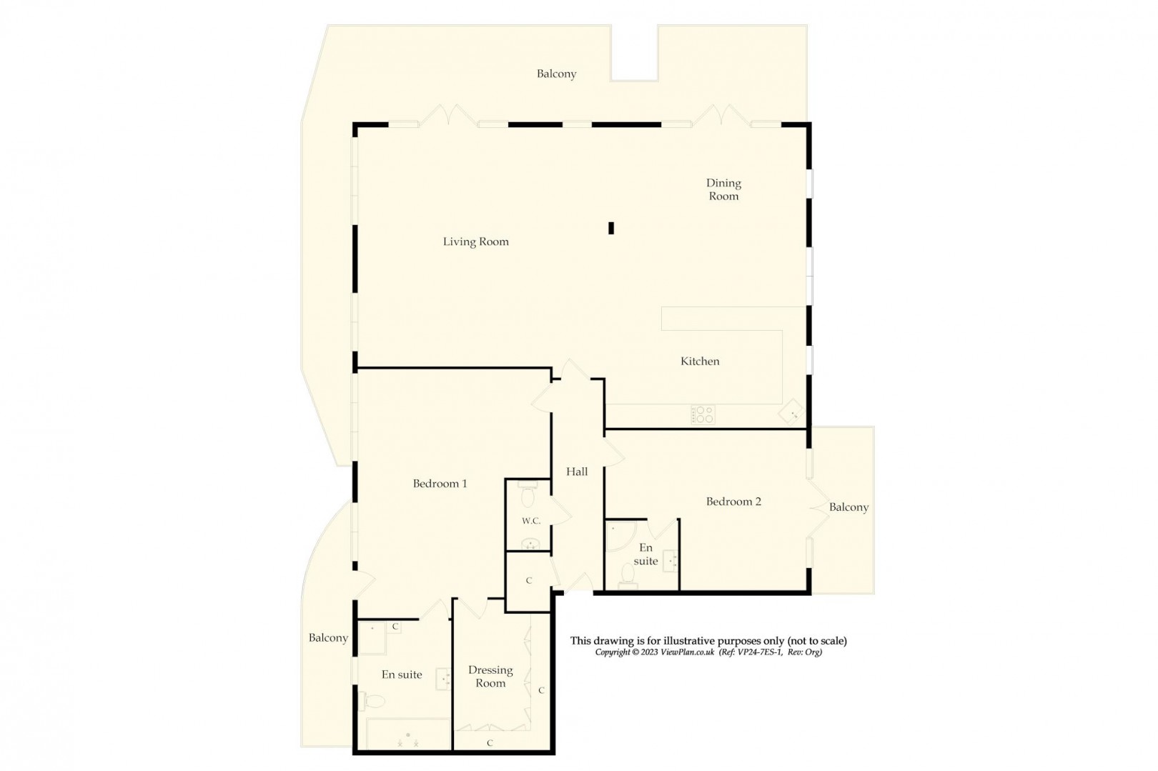 Floorplan for Ty Windsor, Marconi Avenue, Penarth