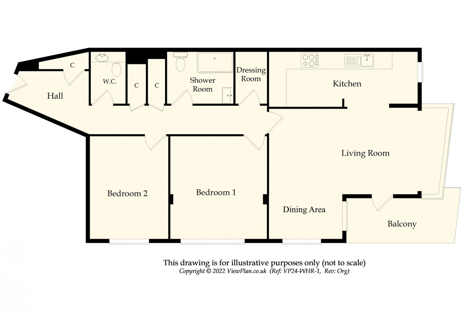 Floorplan for The Esplanade, Penarth