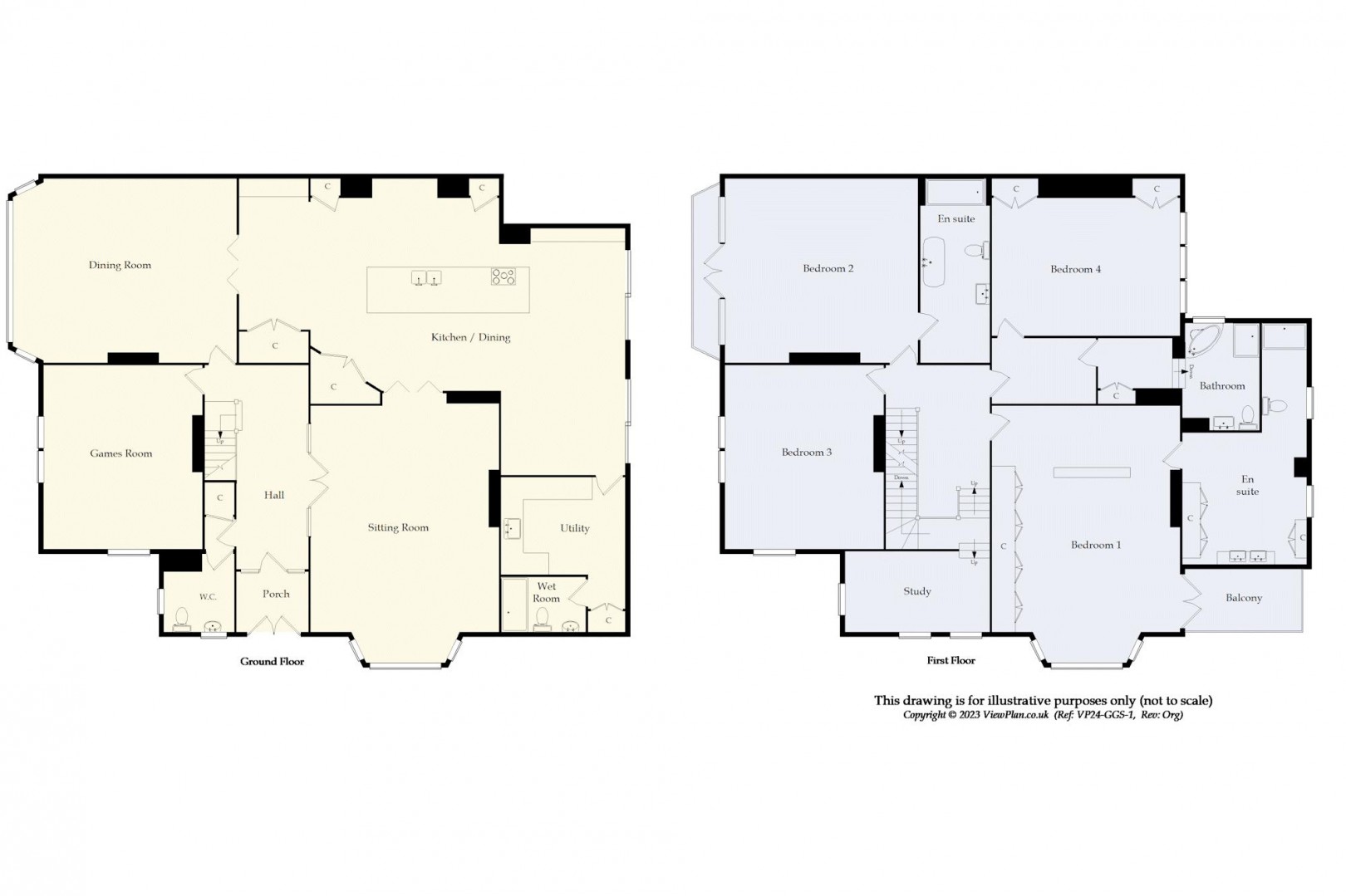 Floorplan for Park Road, Penarth