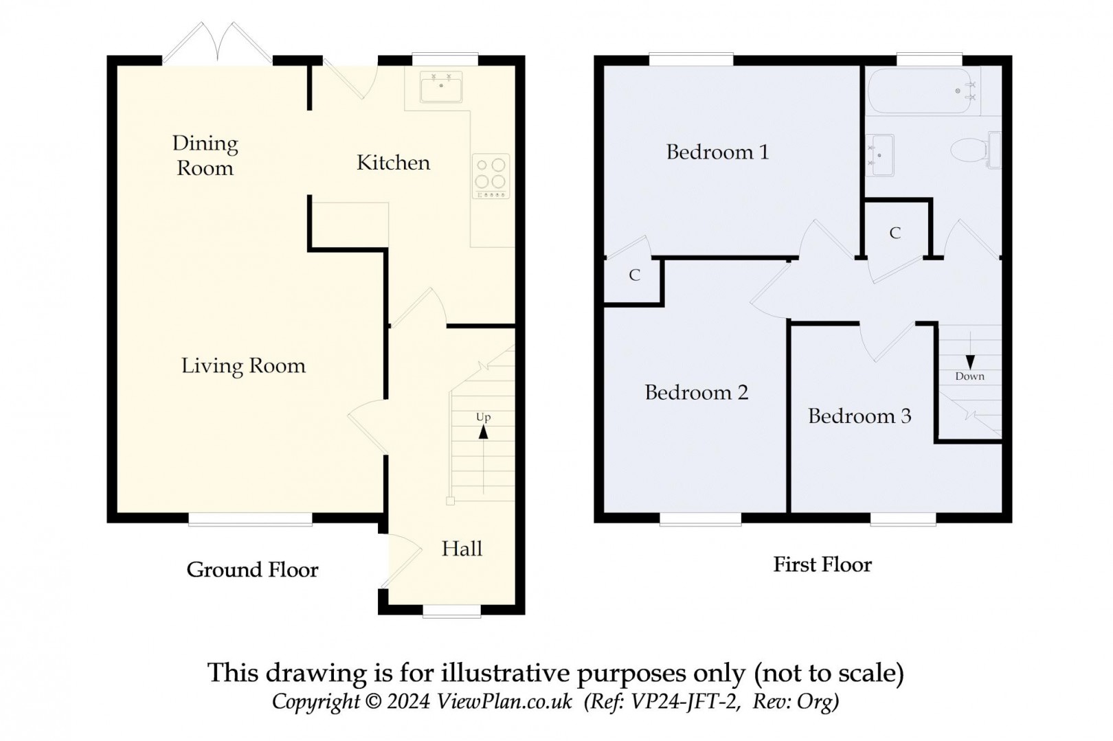 Floorplan for Cosmeston Drive, Penarth