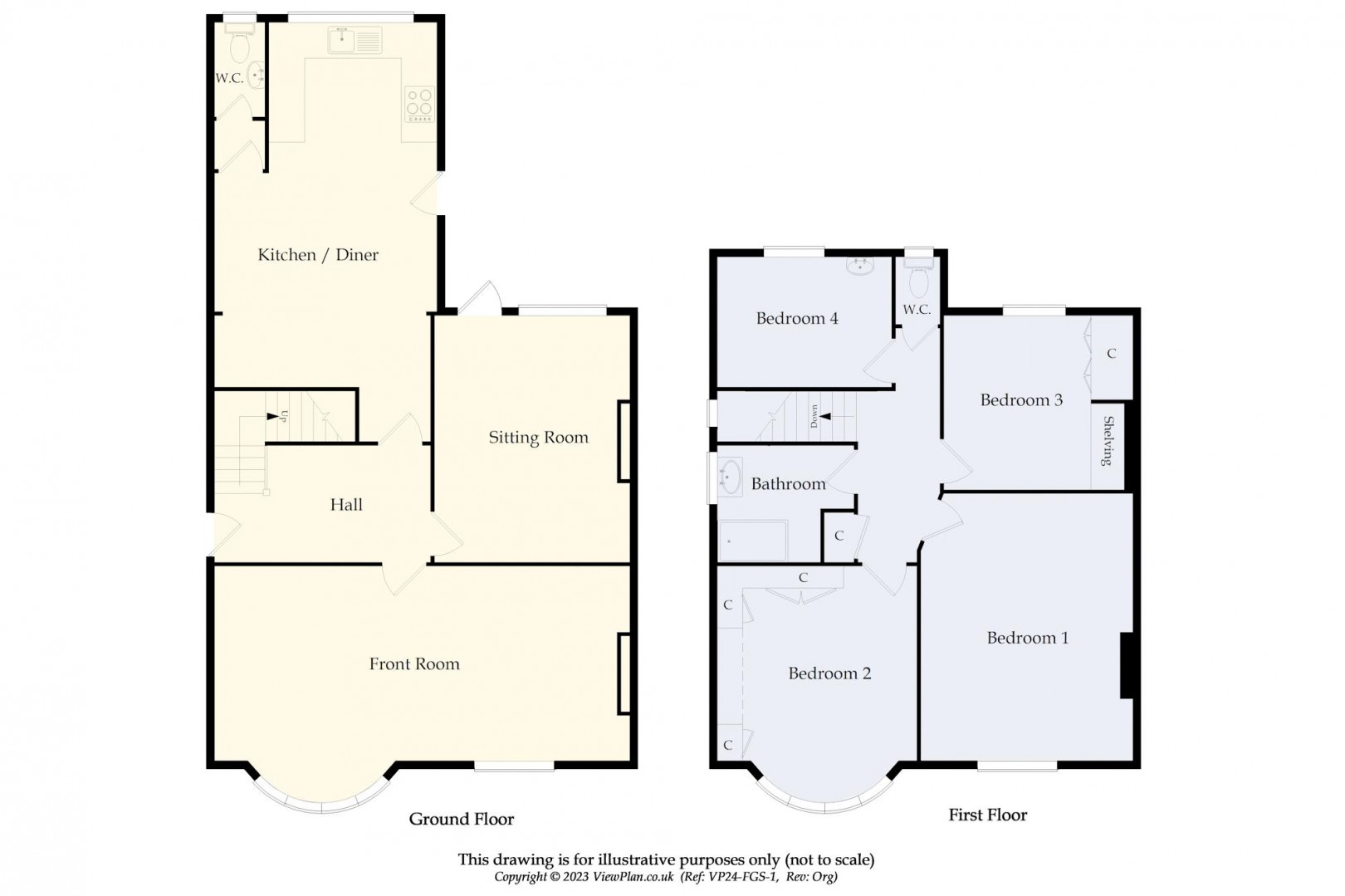 Floorplan for Baron Road, Penarth