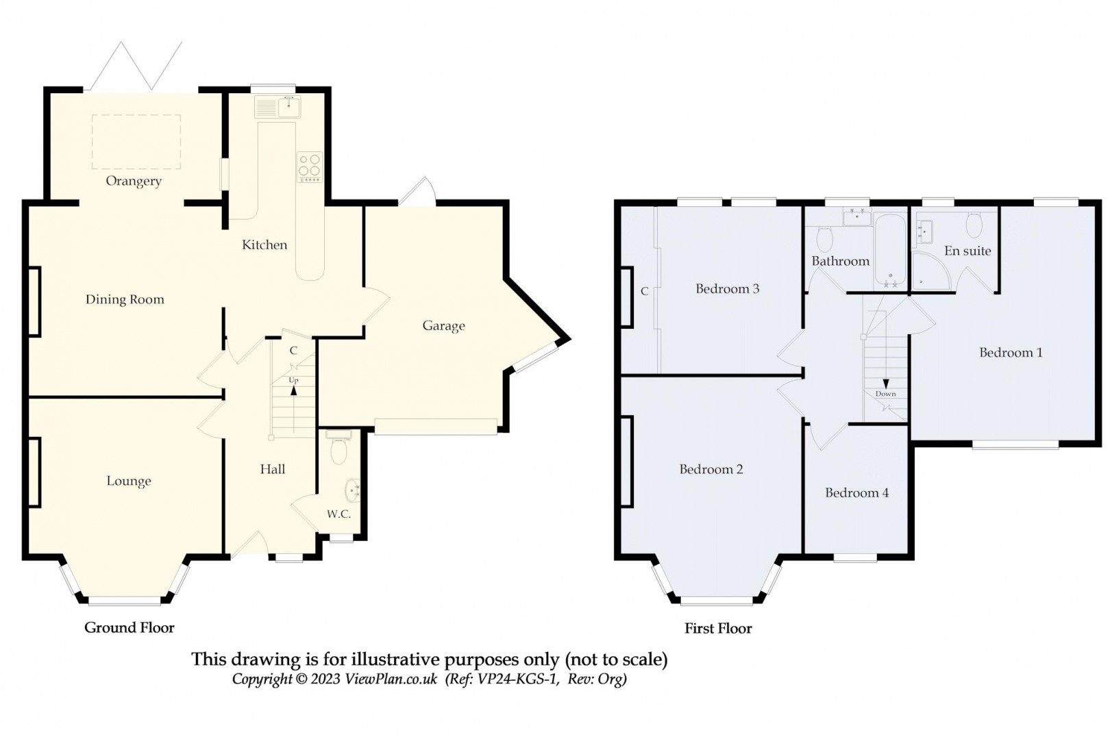 Floorplan for Mountjoy Avenue, Penarth