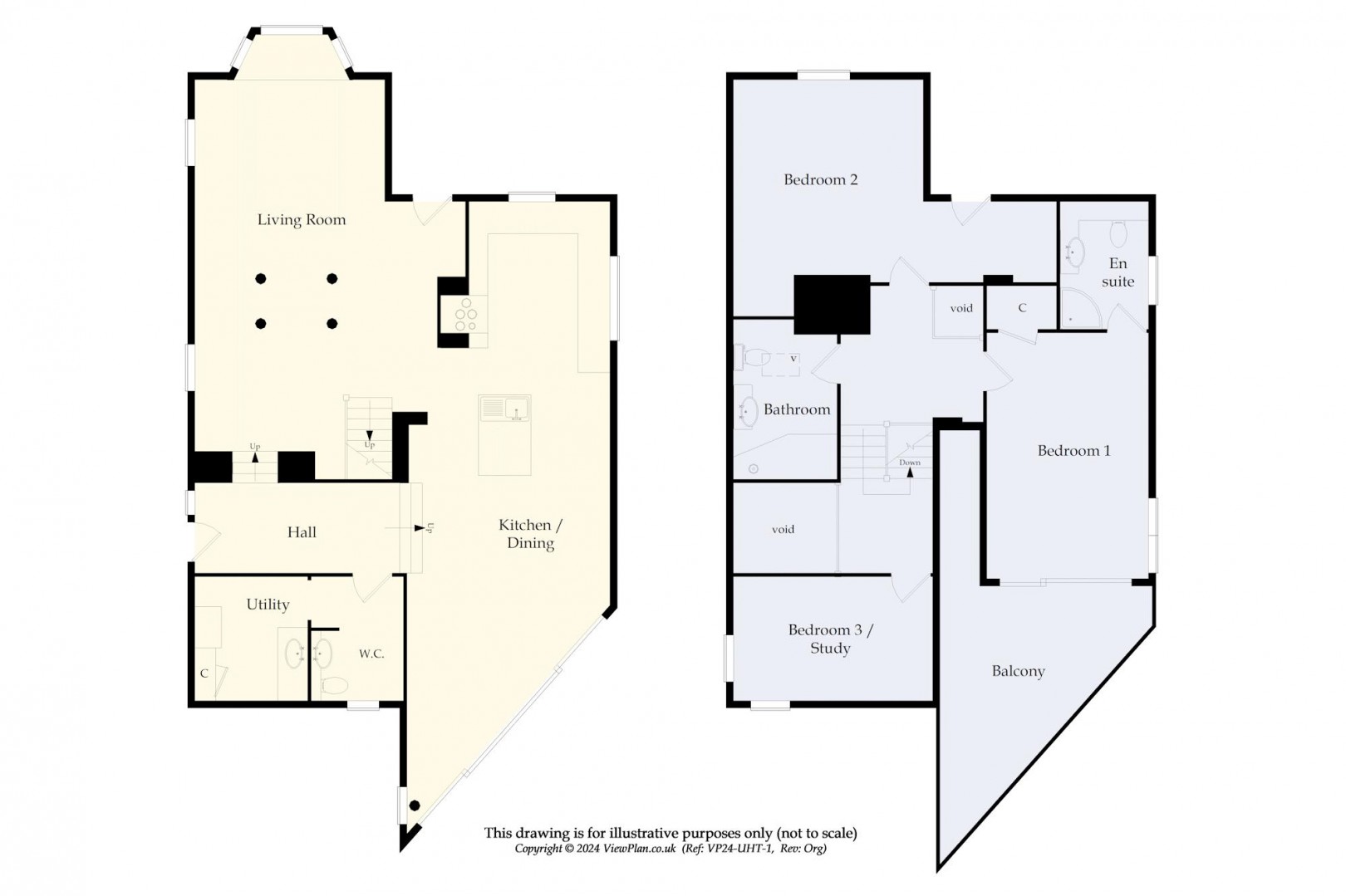 Floorplan for Northcliffe Drive, Penarth