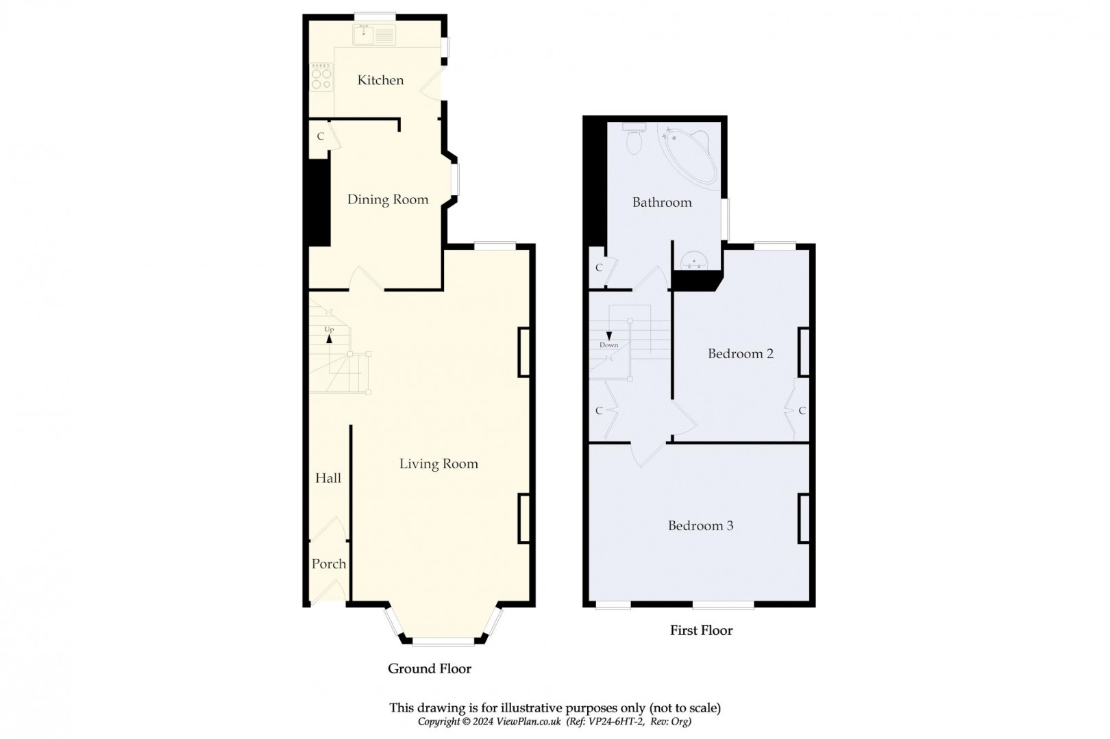 Floorplan for Station Road, Penarth