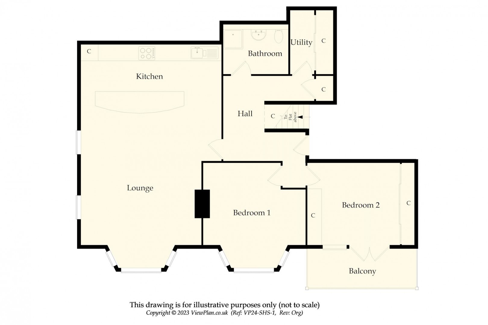 Floorplan for Bridgeman Road, Penarth