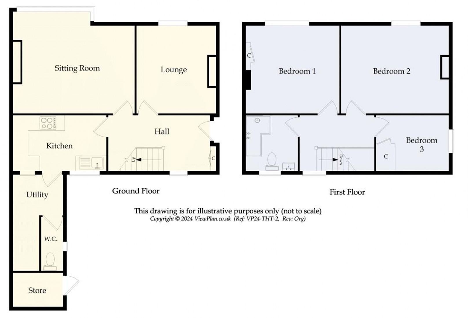 Floorplan for Tennyson Road, Penarth