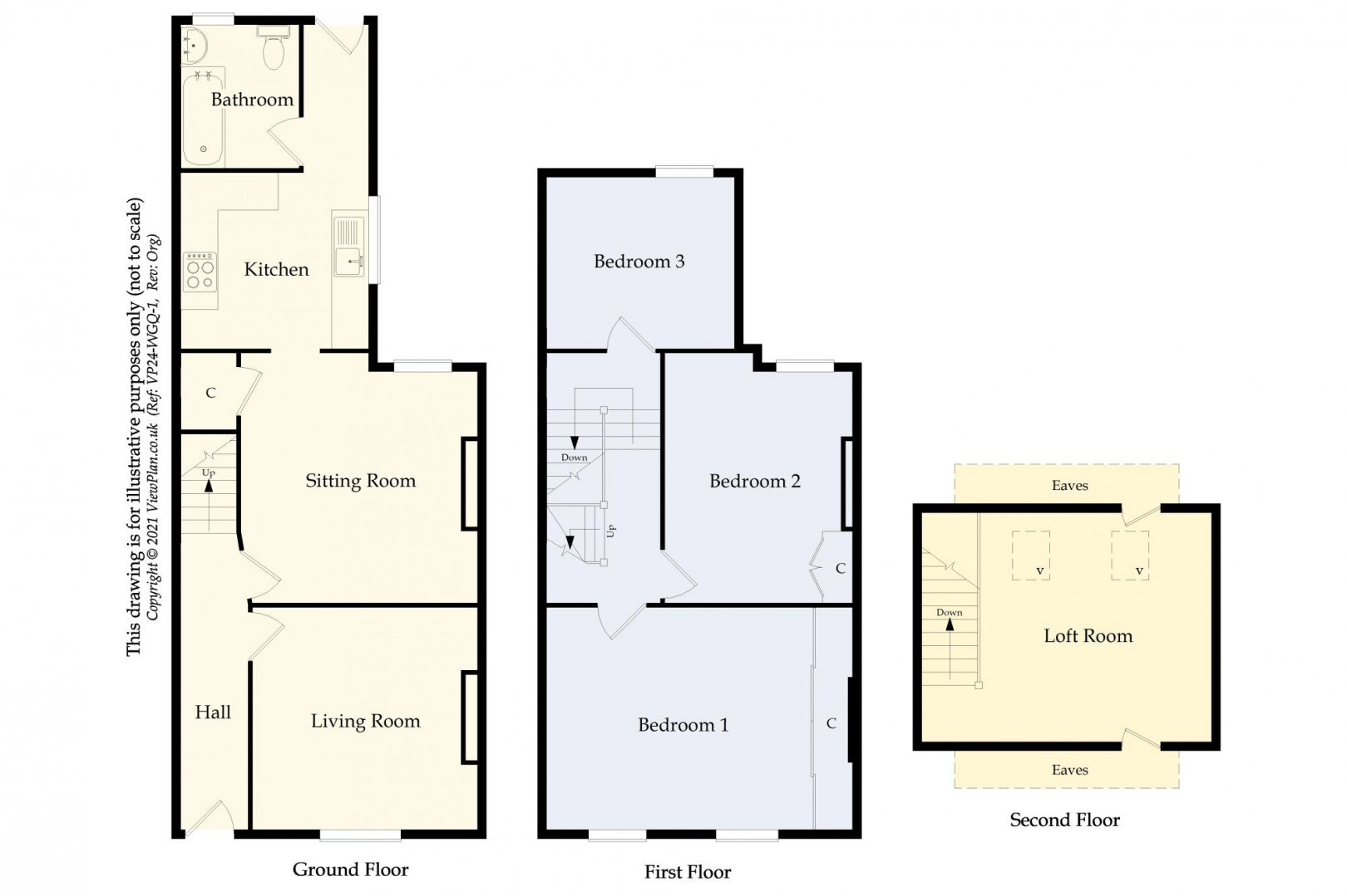 Floorplan for Redlands Road, Penarth