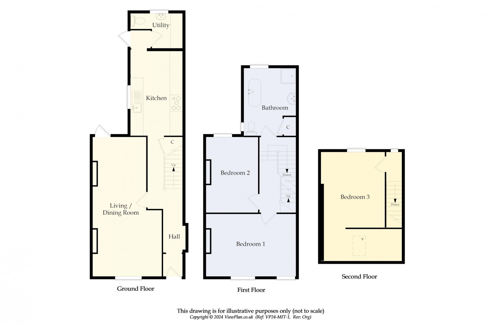 Floorplan for Charlotte Street, Cogan, Penarth