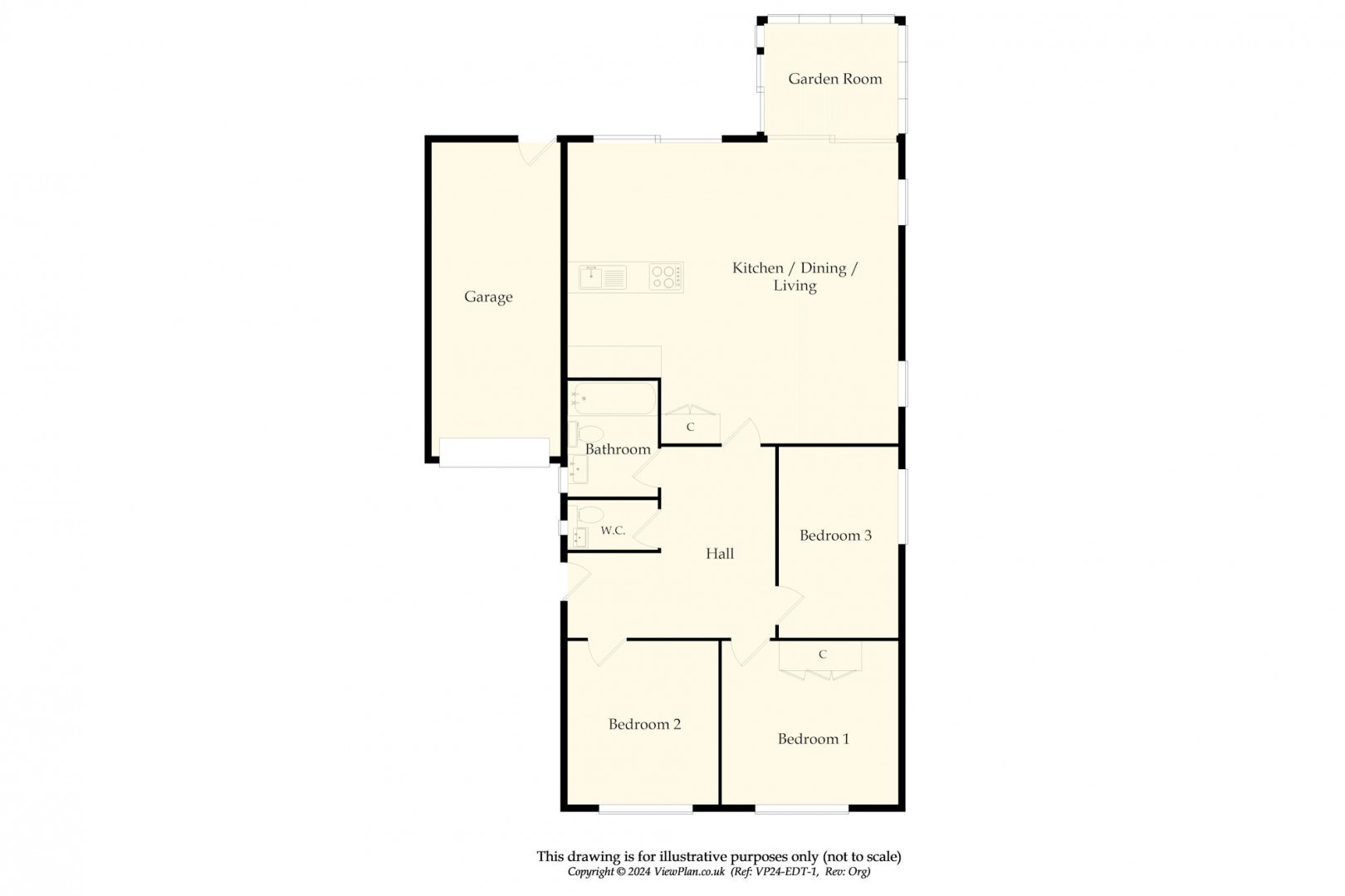 Floorplan for Keteringham Close, Sully