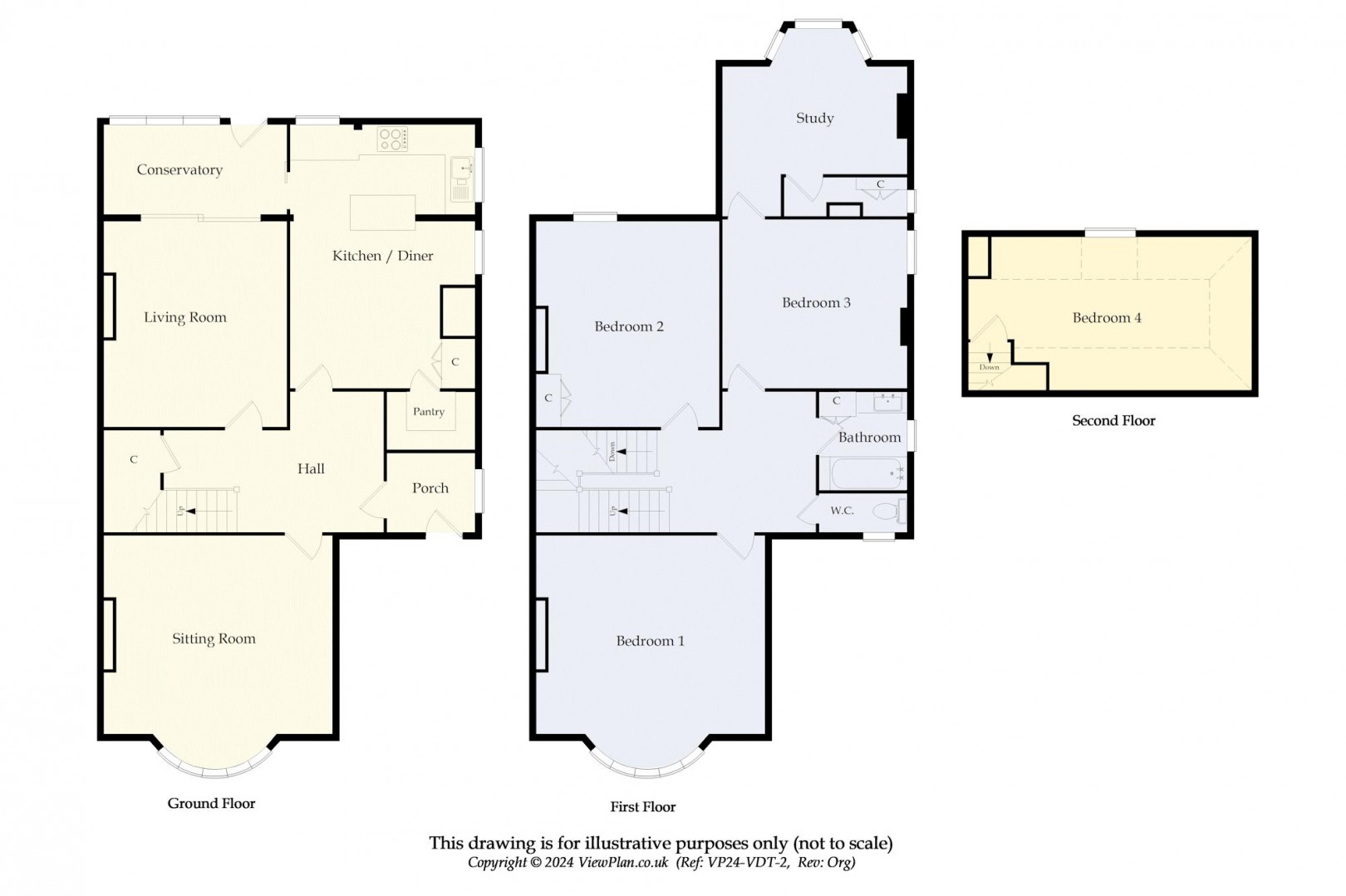 Floorplan for Redlands Road, Penarth