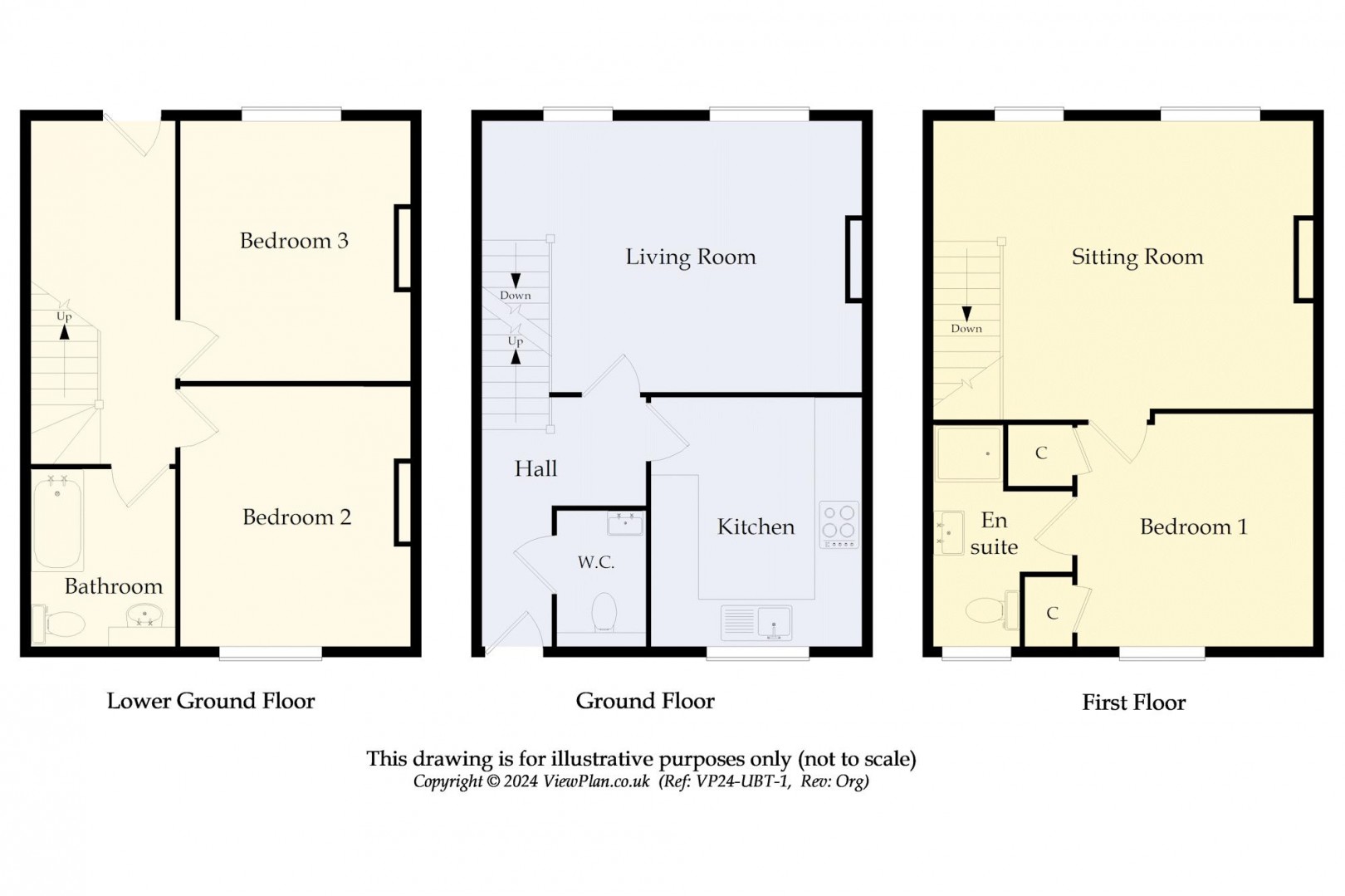 Floorplan for Queens Road, Penarth