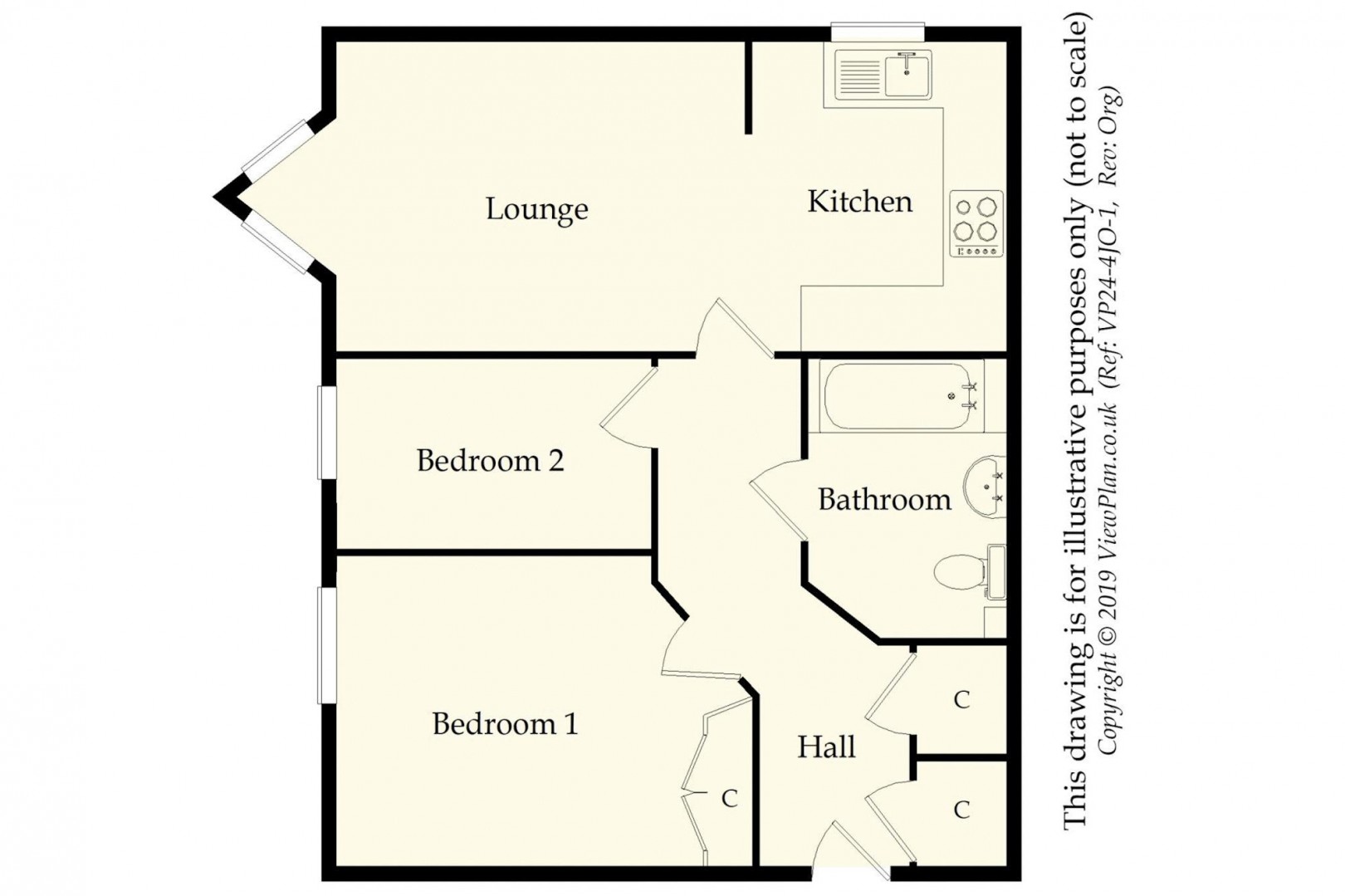 Floorplan for Penarth House, Stanwell Road, Penarth