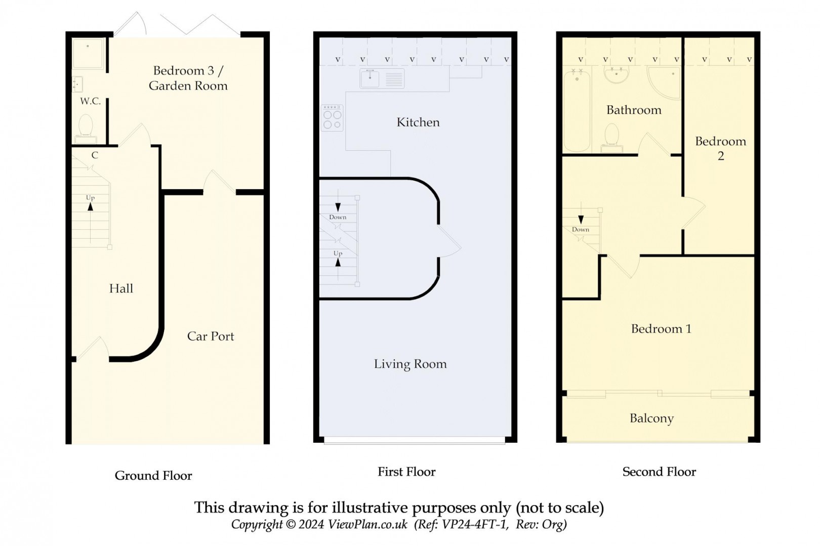 Floorplan for Coronation Terrace, Penarth