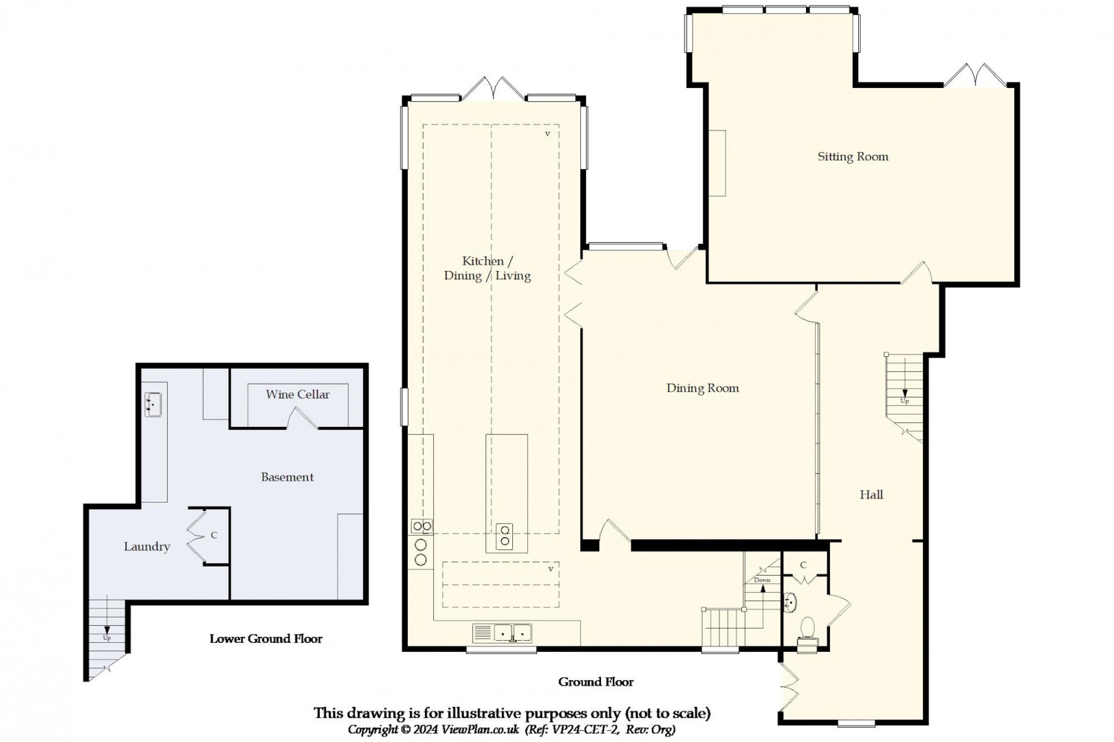 Floorplan for Bridgeman Road, Penarth