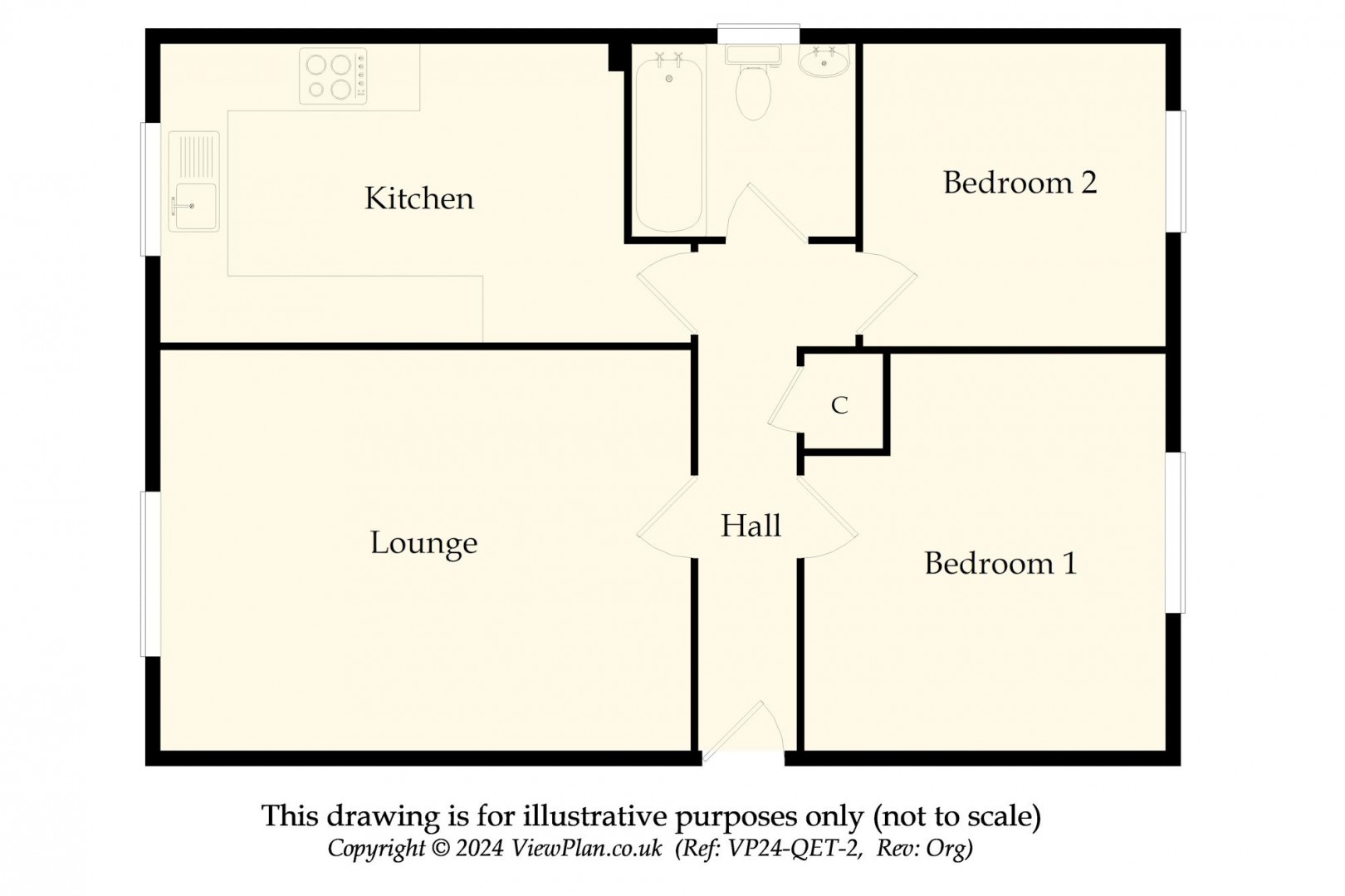 Floorplan for Llys yr Eglwys, St Augustines Road, Penarth