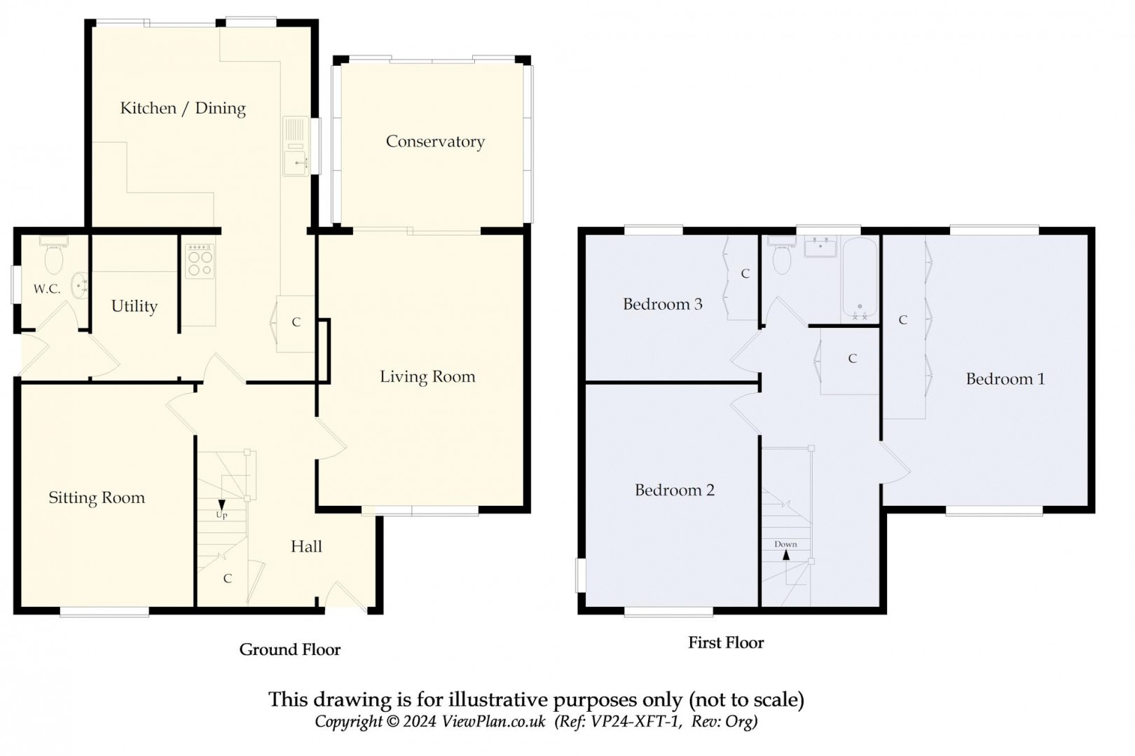 Floorplan for Westbourne Road, Penarth