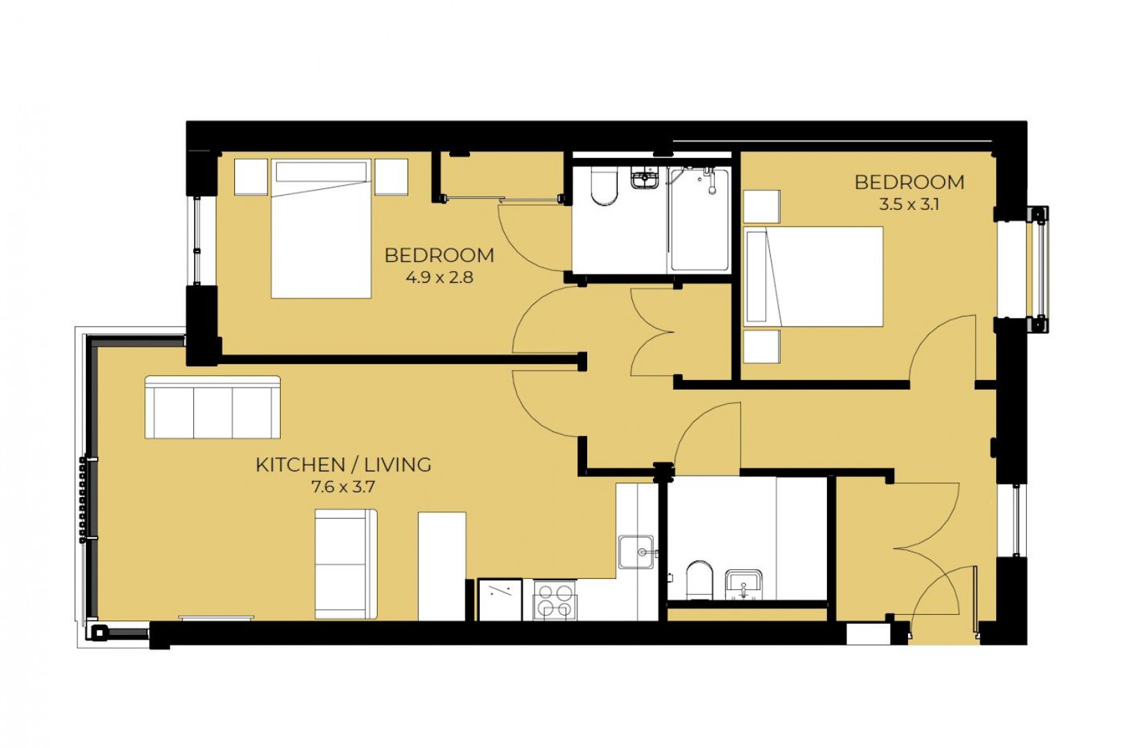 Floorplan for Windsor Gardens, Windsor Road, Penarth