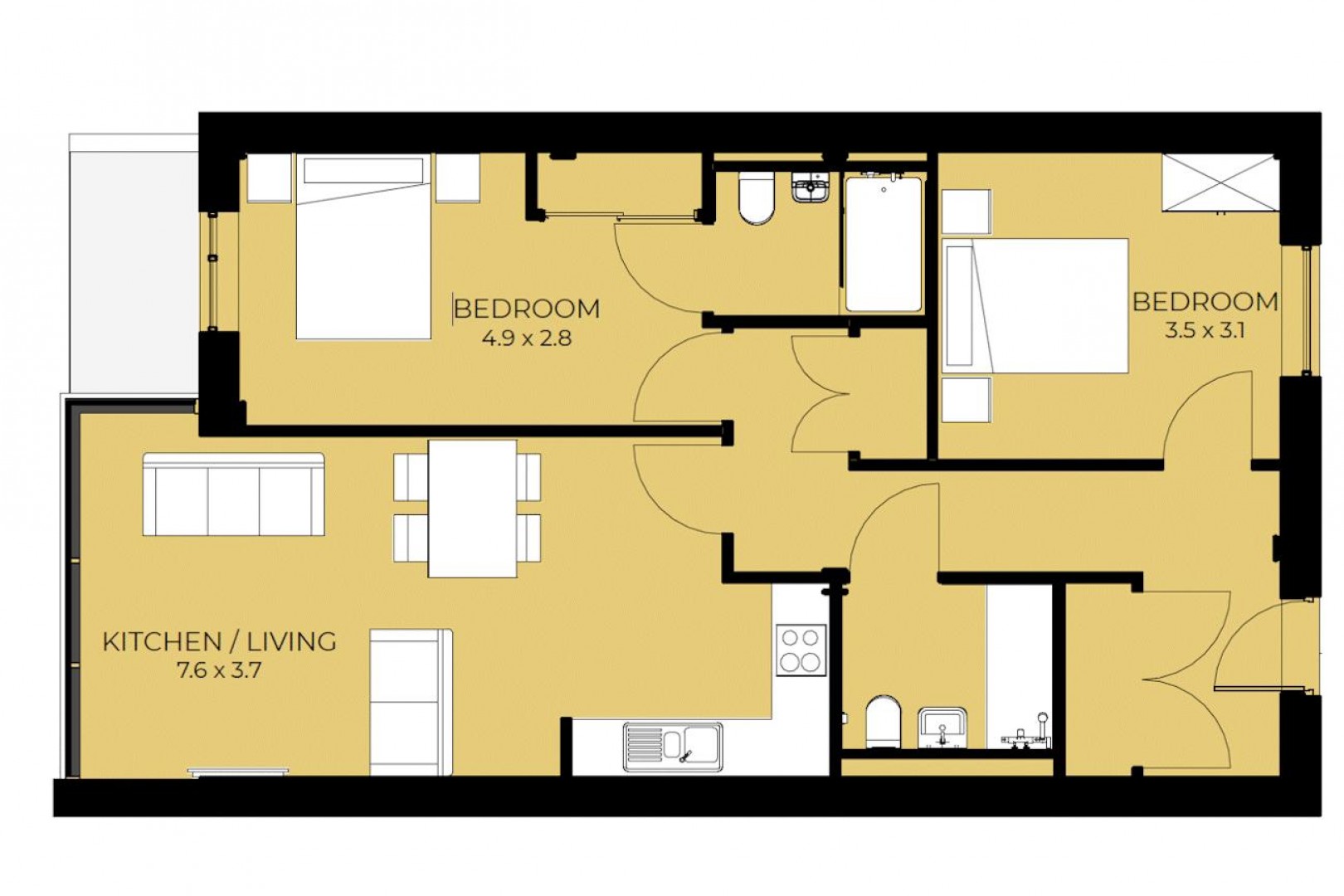 Floorplan for Windsor Gardens, Windsor Road, Penarth