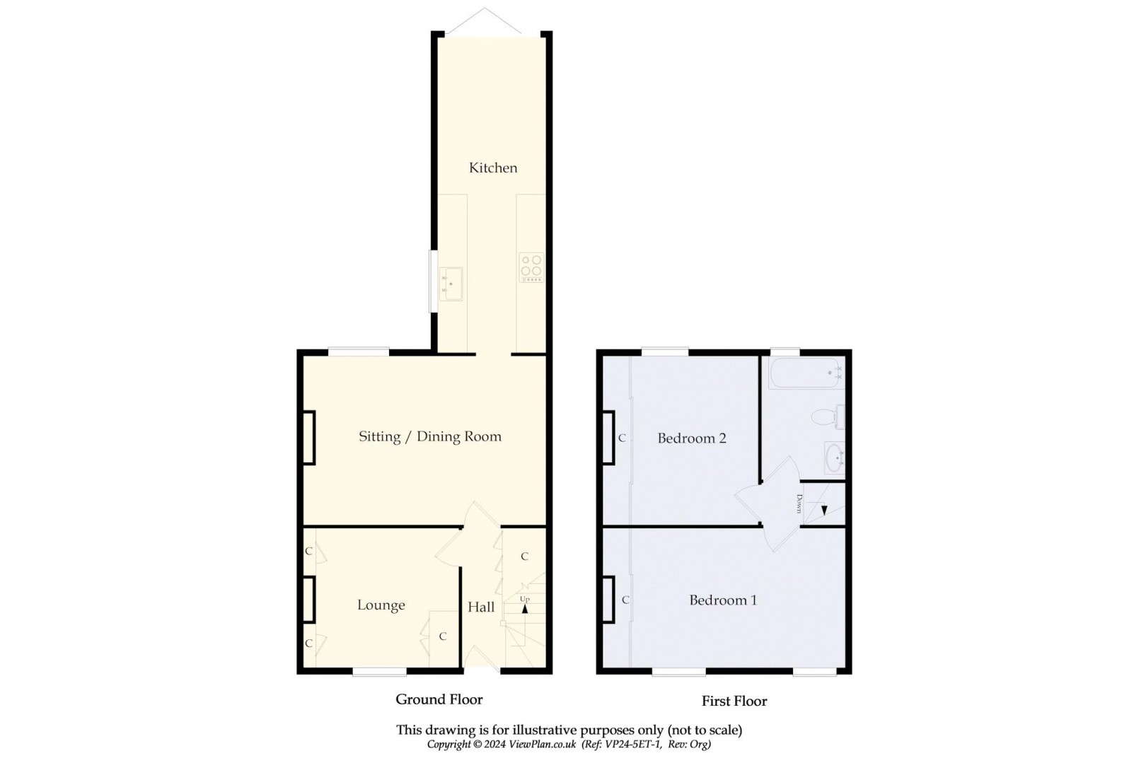 Floorplan for Machen Street, Penarth