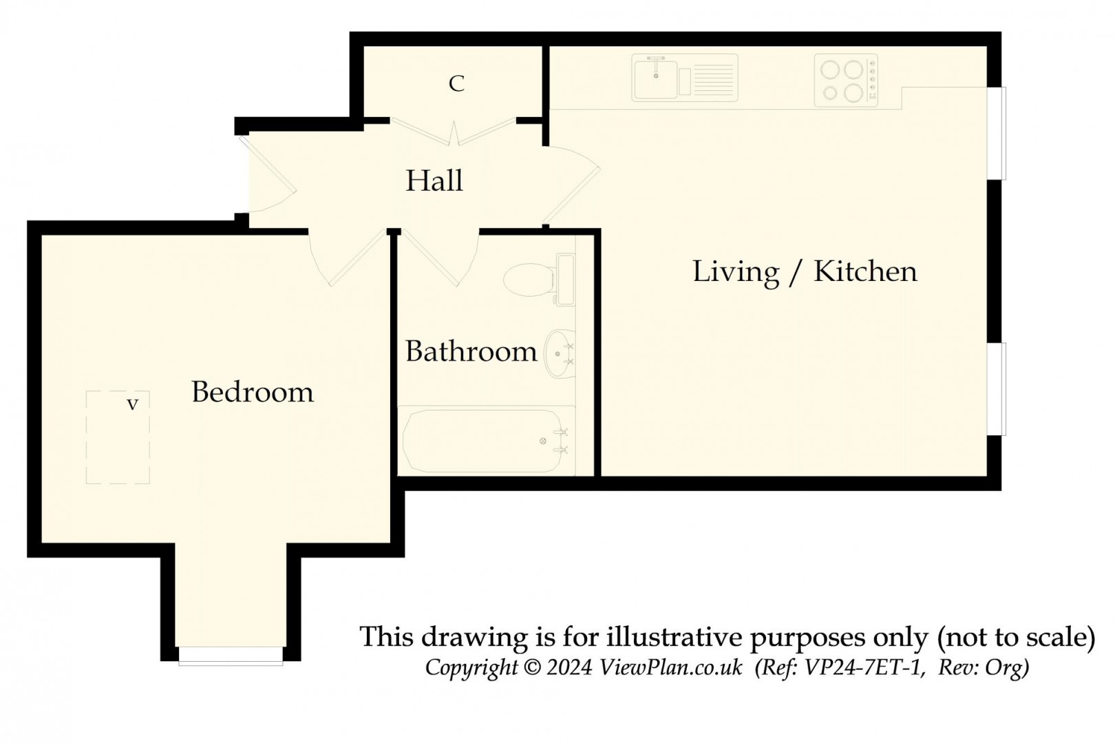 Floorplan for Westbourne Road, Penarth