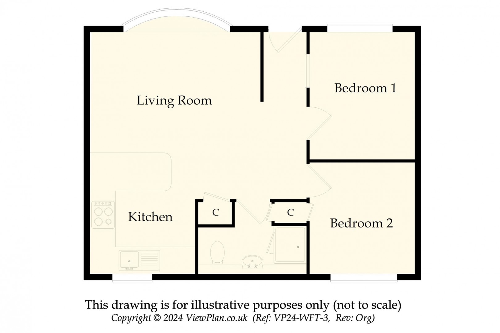 Floorplan for Lavernock Point, Fort Road, Penarth