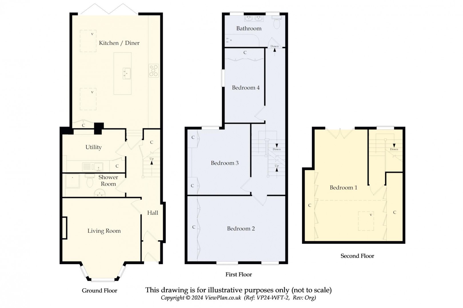 Floorplan for Station Road, Penarth