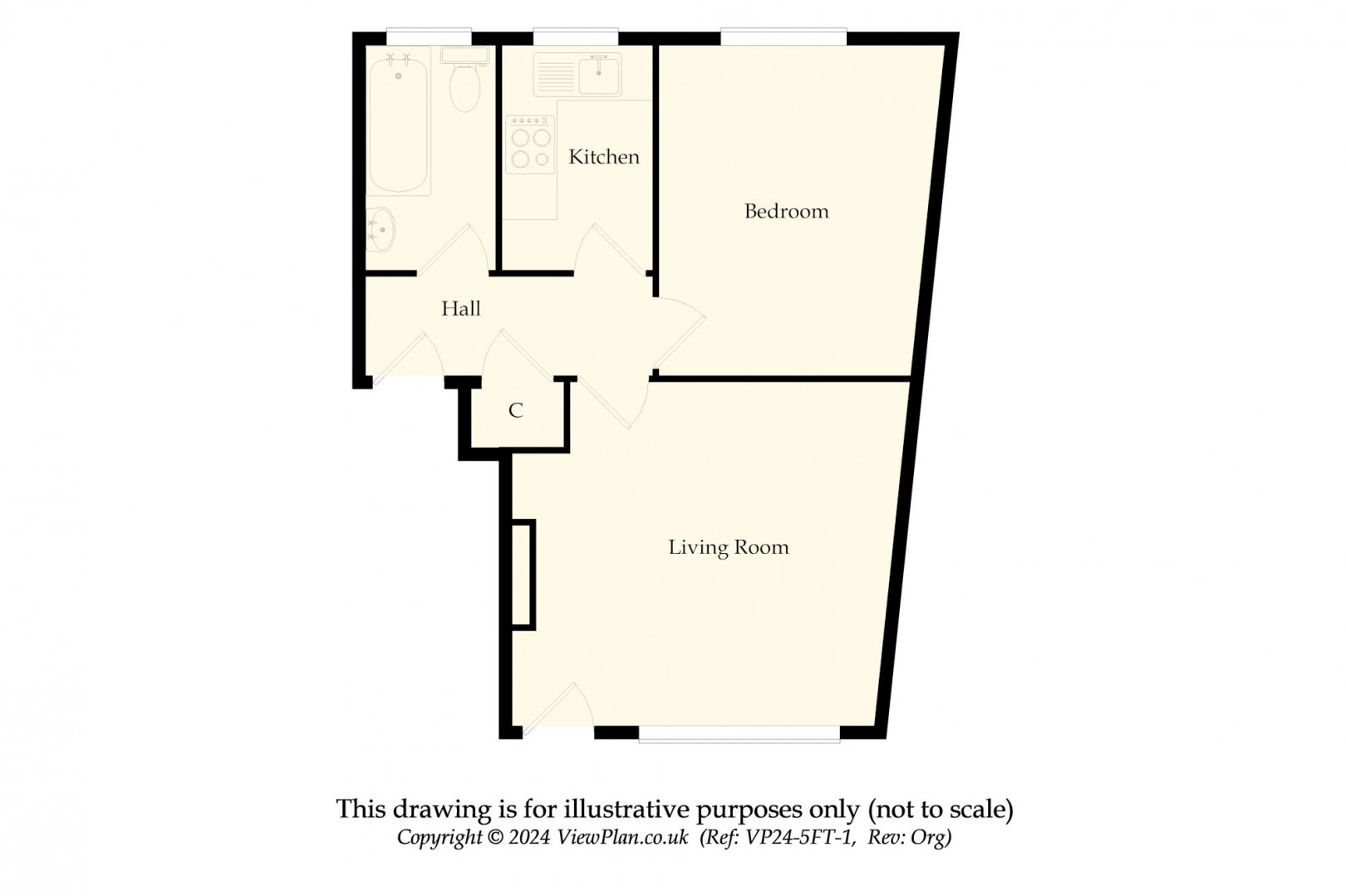 Floorplan for Queens Road, Penarth