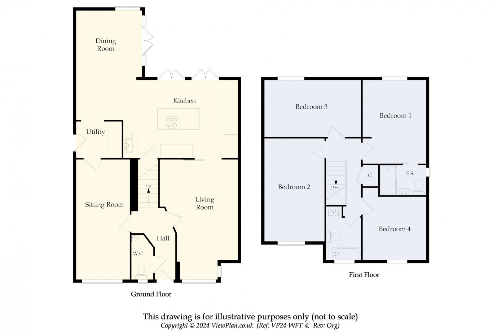 Floorplan for Suran Y Gog, Barry