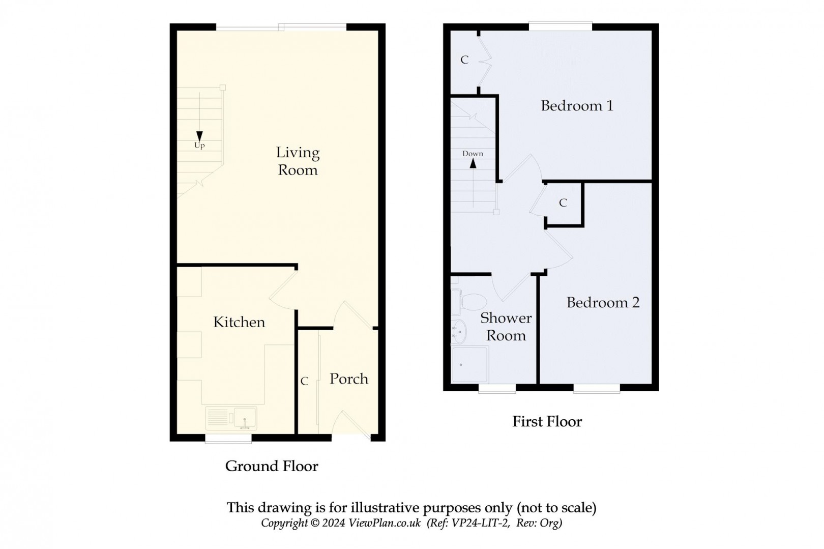 Floorplan for Byron Court, Penarth