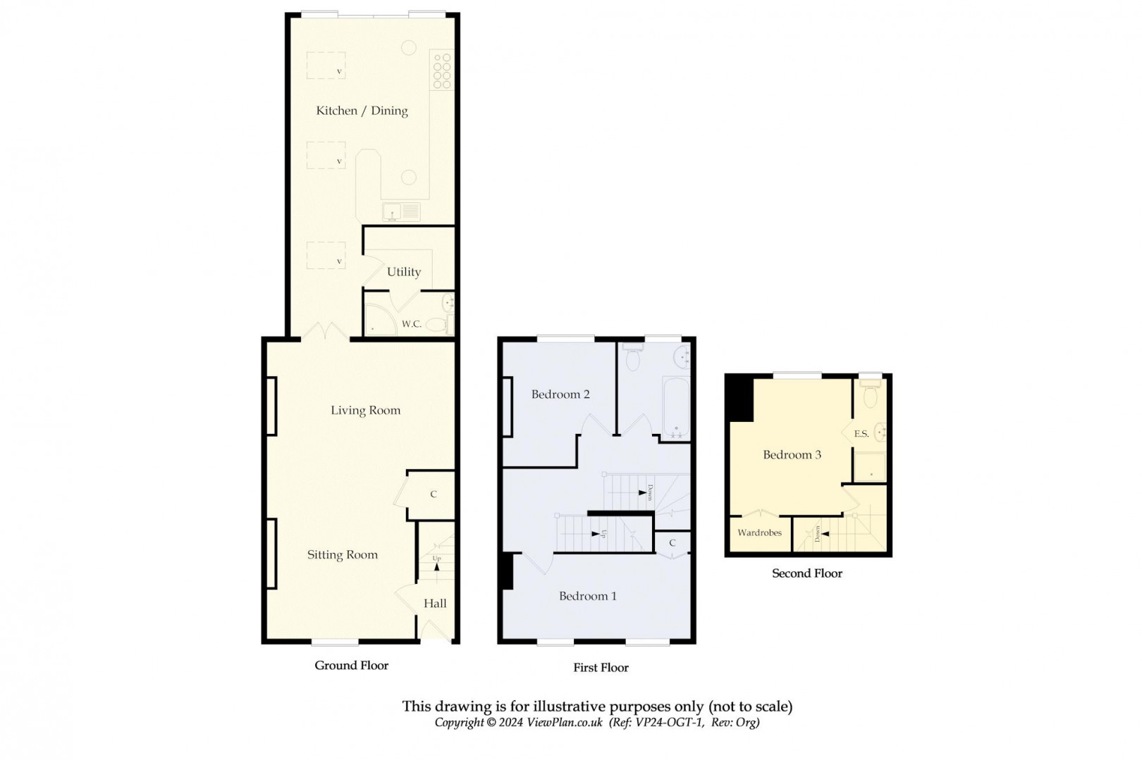 Floorplan for Redlands Road, Penarth