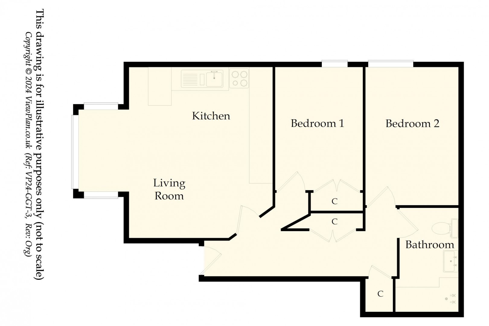 Floorplan for Westbourne Road, Penarth