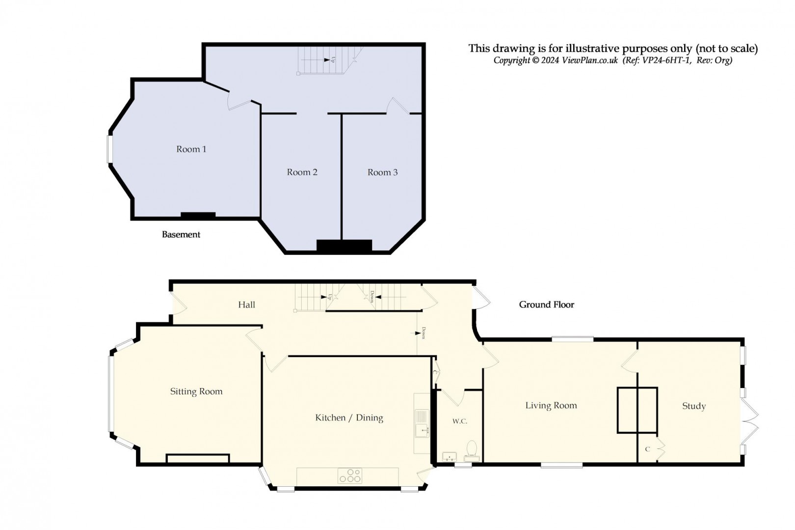 Floorplan for Bradford Place, Penarth