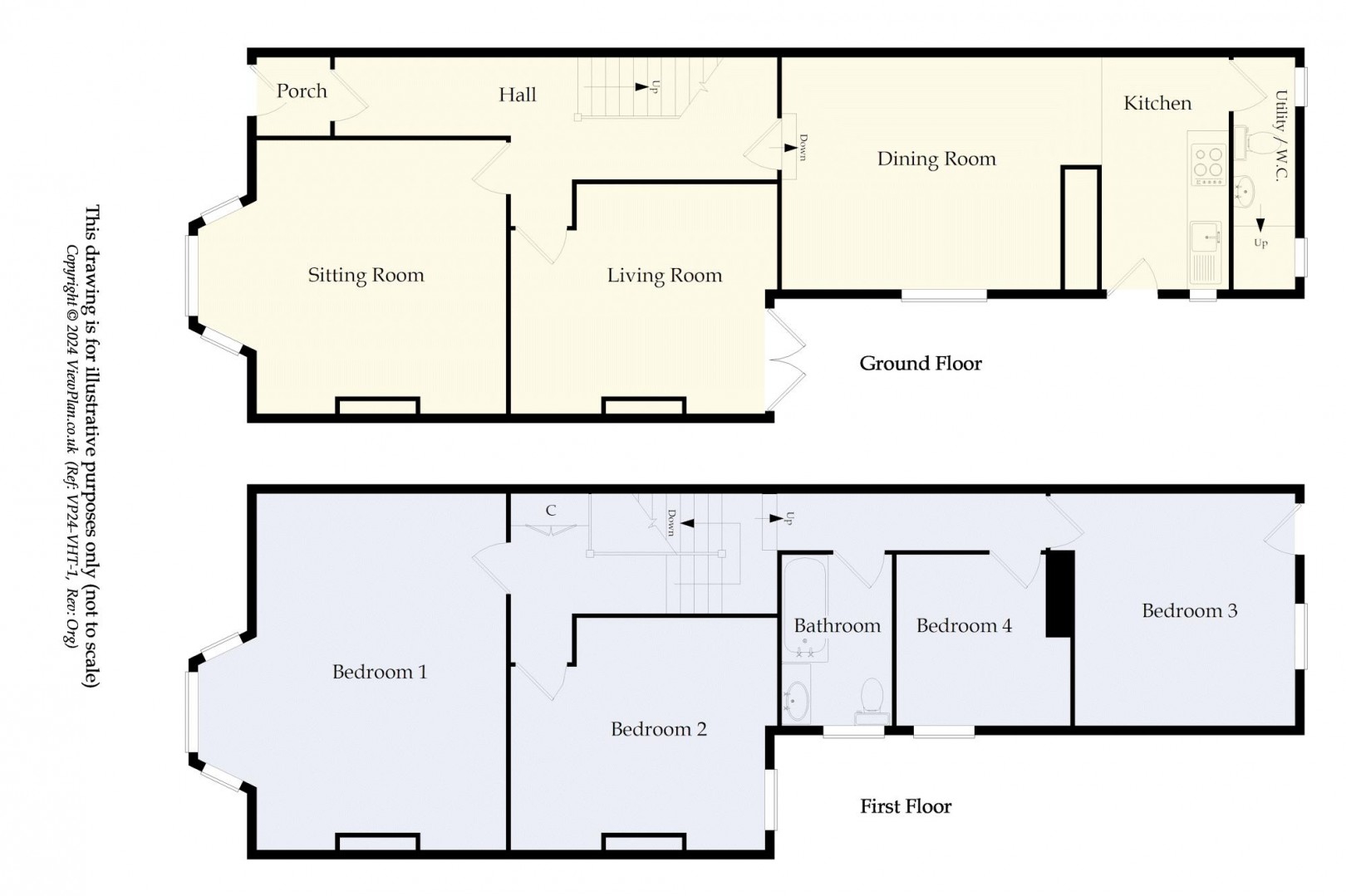 Floorplan for Tynewydd Road, Barry