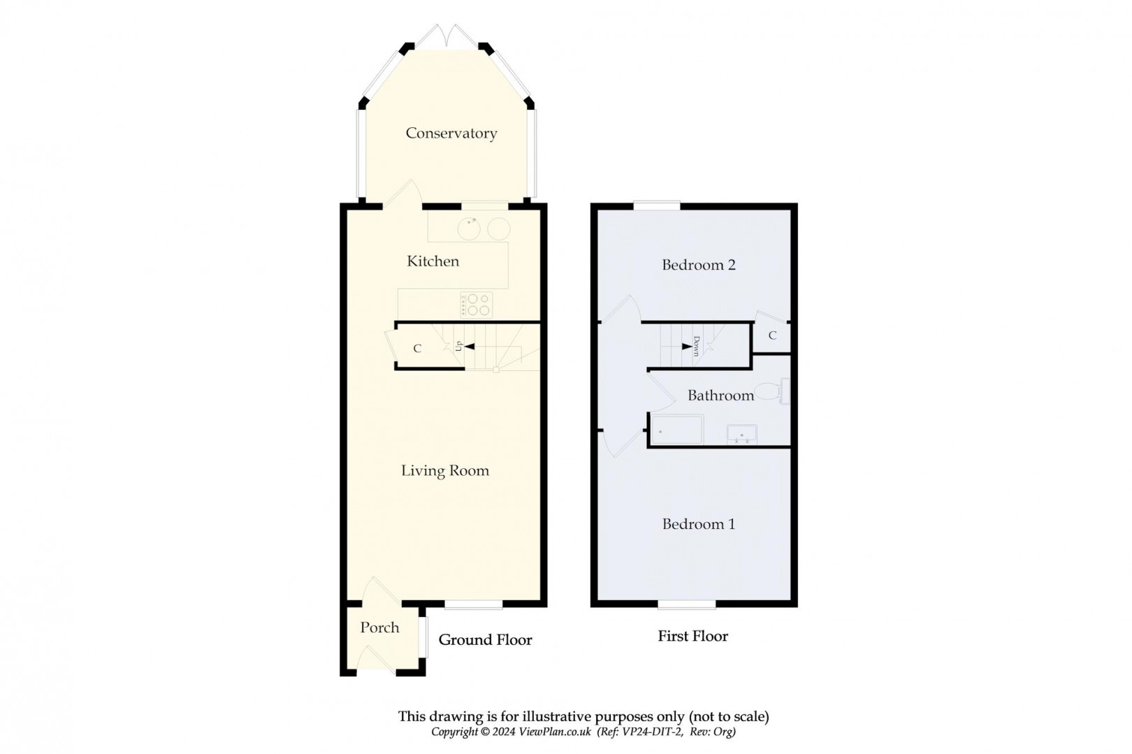 Floorplan for Merlin Close, Penarth