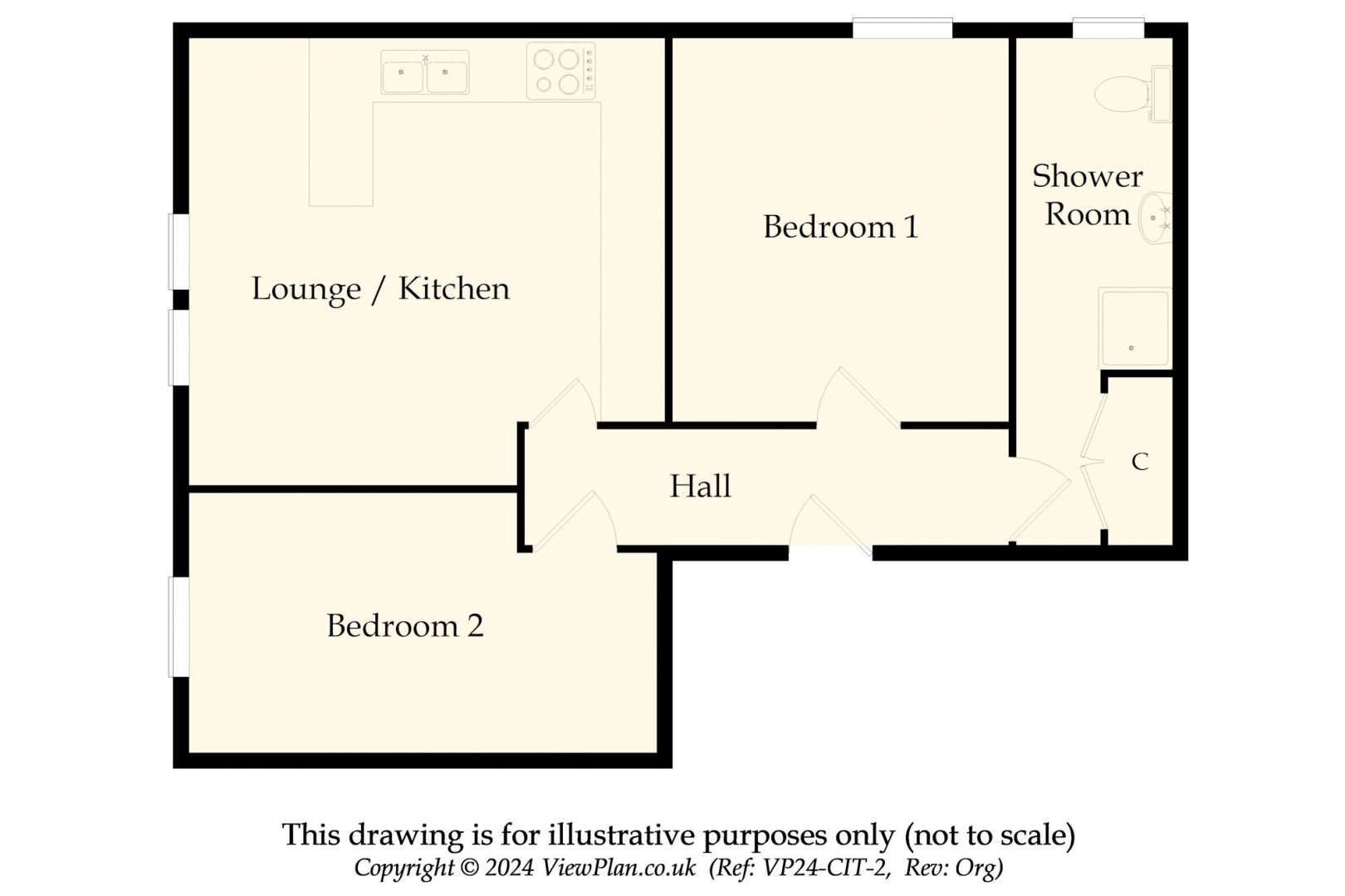 Floorplan for Westbourne Road, Penarth