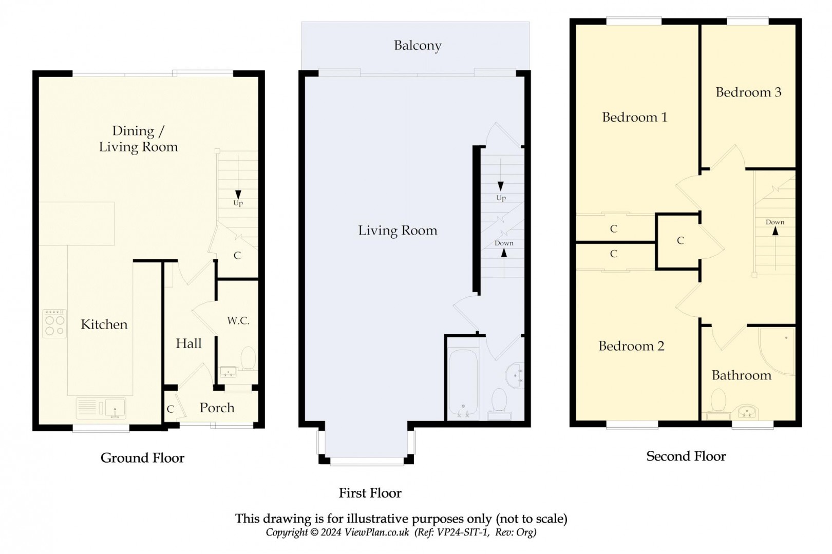 Floorplan for Plymouth Road, Penarth