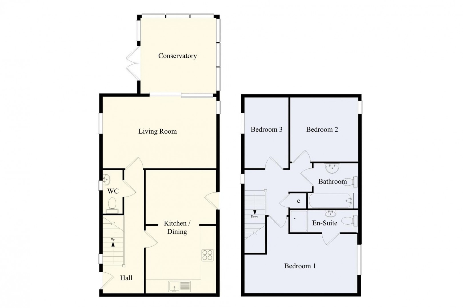 Floorplan for Brockhill Way, Penarth