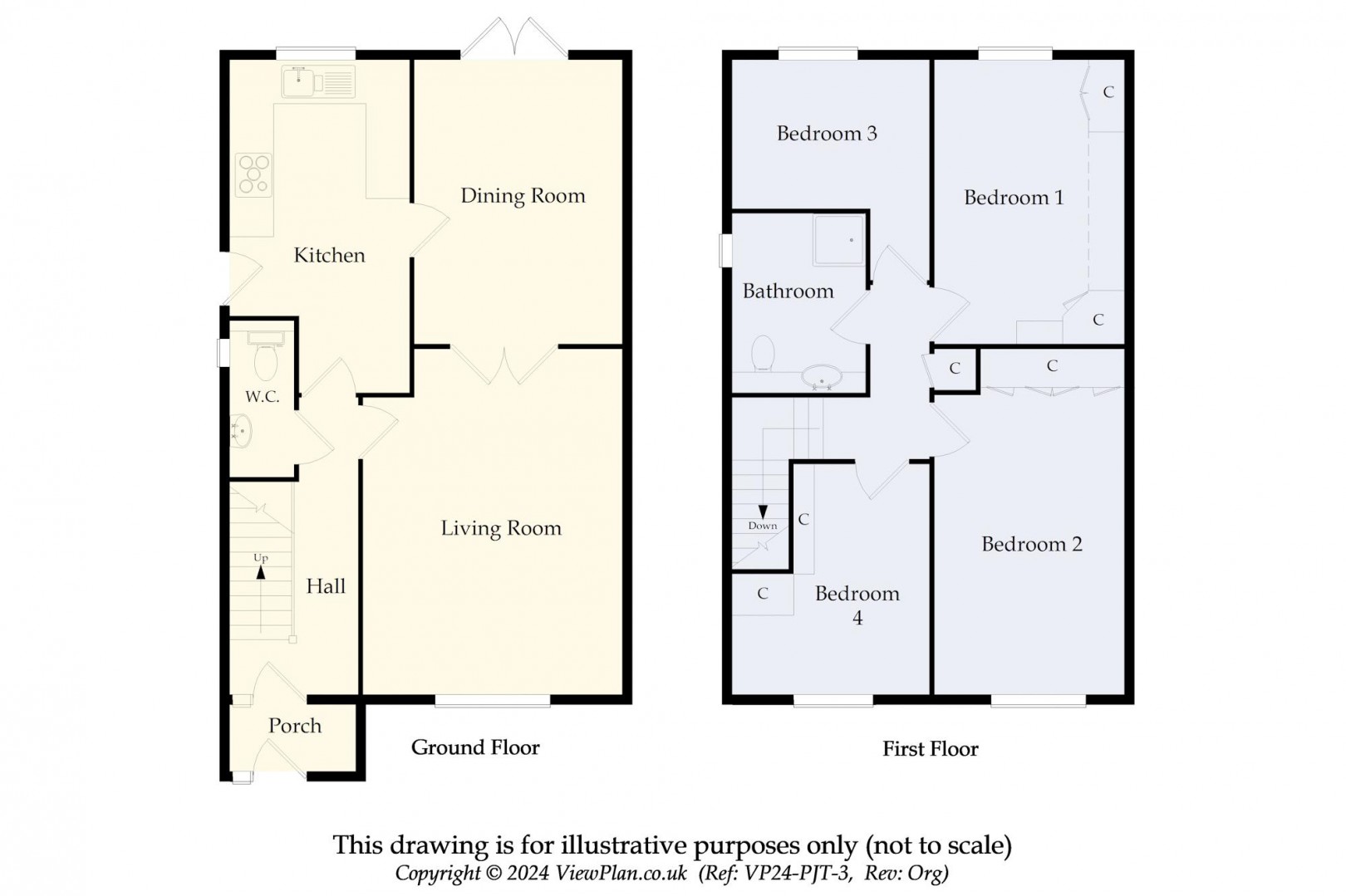 Floorplan for Mallard Way, Penarth