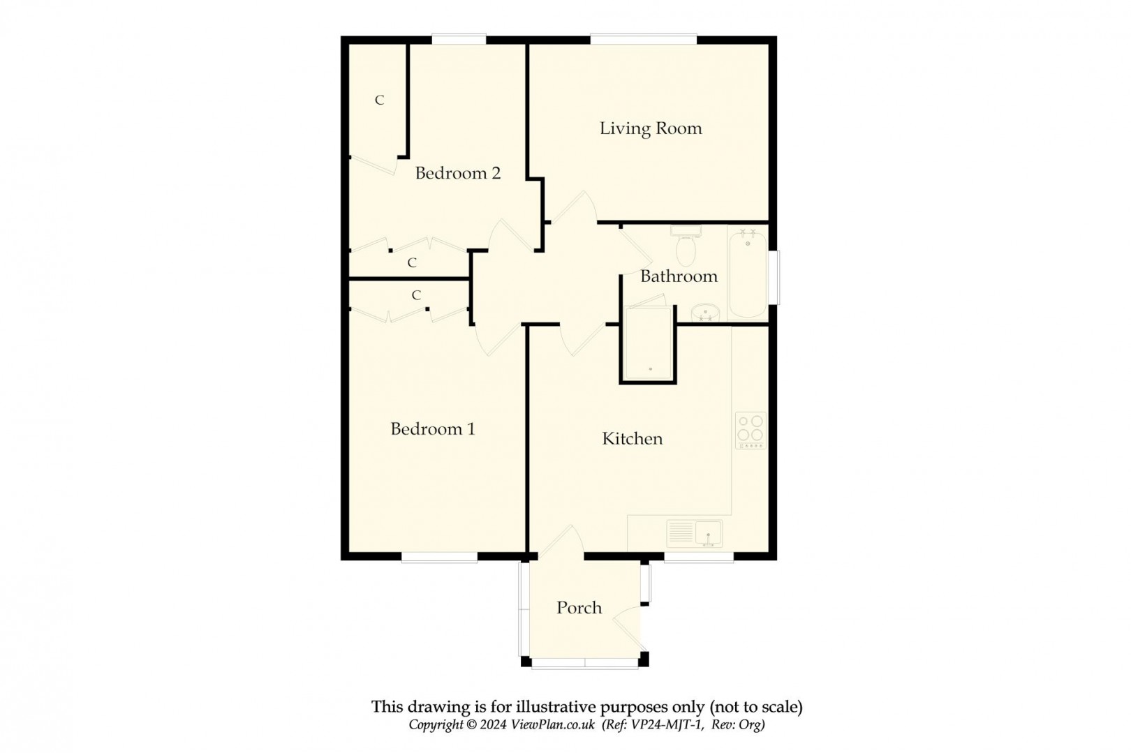 Floorplan for Victoria Road, Penarth