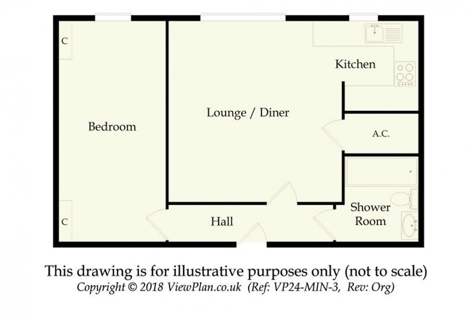 Floorplan for Bradford Place, Penarth