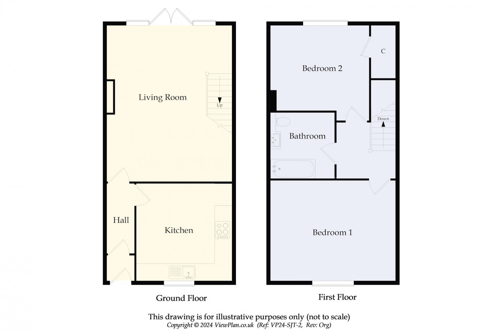 Floorplan for Pant-Y-Celyn Road, Llandough