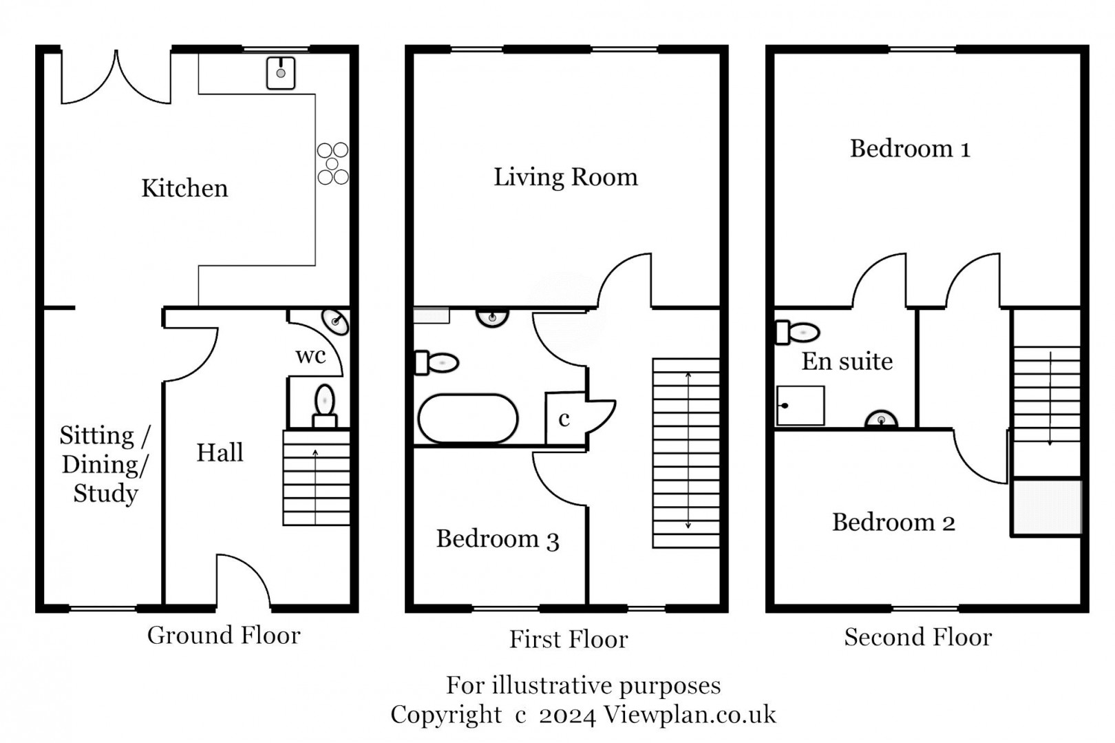 Floorplan for Tal-Y-Bryn, Penarth